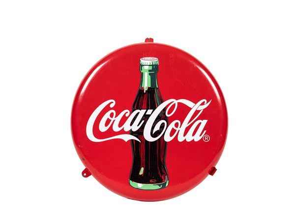 COCA-COLA SHIELD BOTTLE CAP SIGN