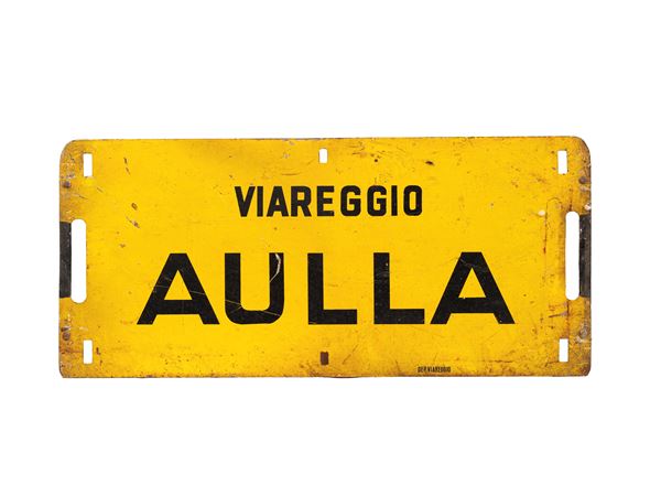 ORIGINAL TRAIN CAR SIGN