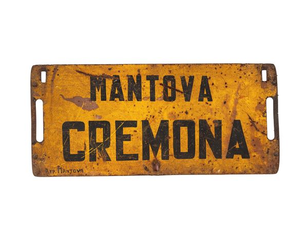 ORIGINAL ALFA ROMEO MILANO SHIELD SIGN