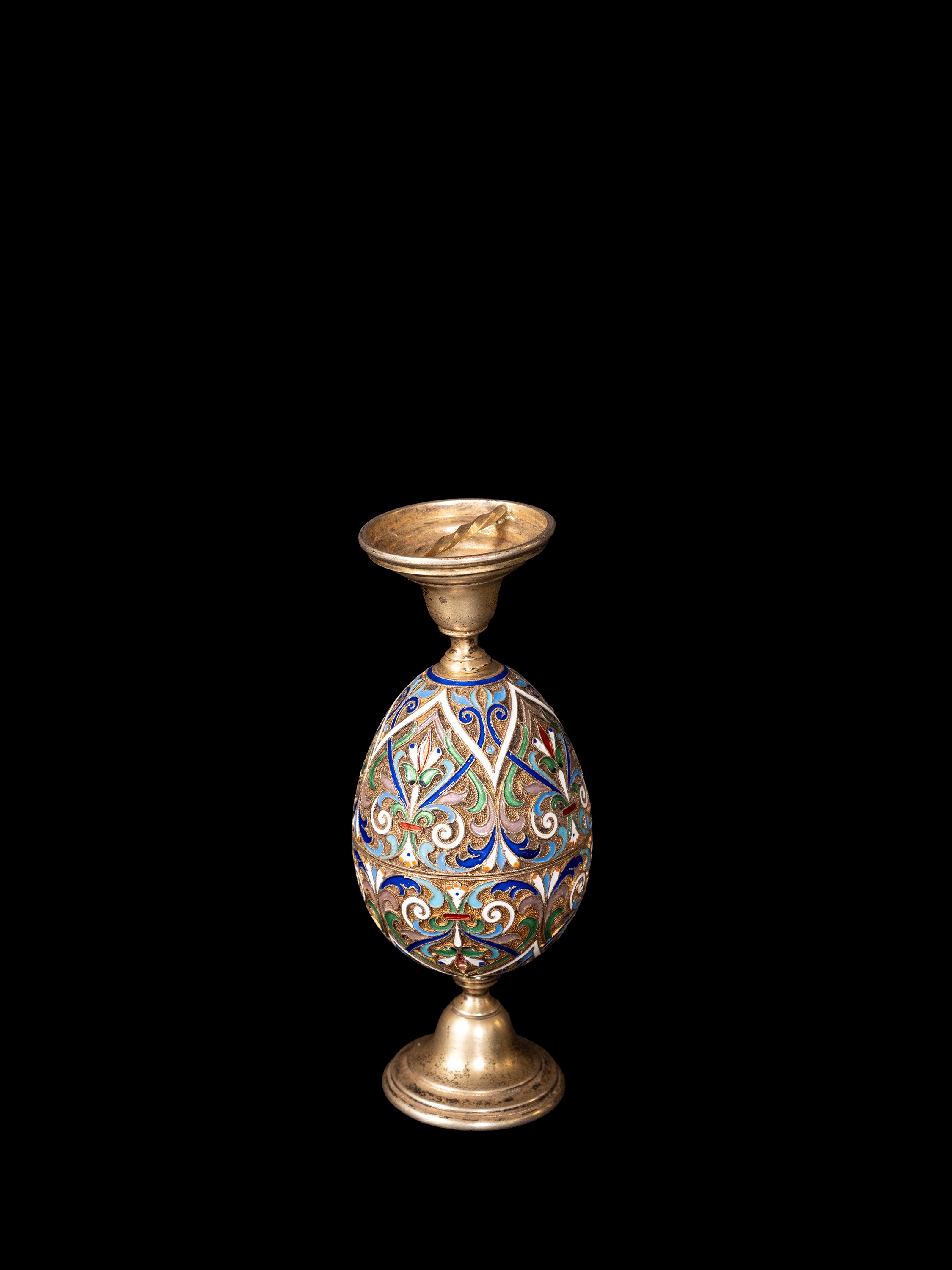 DUE COPPETTE DA VIAGGIO IN ARGENTO E SMALTO GUILLOCHE