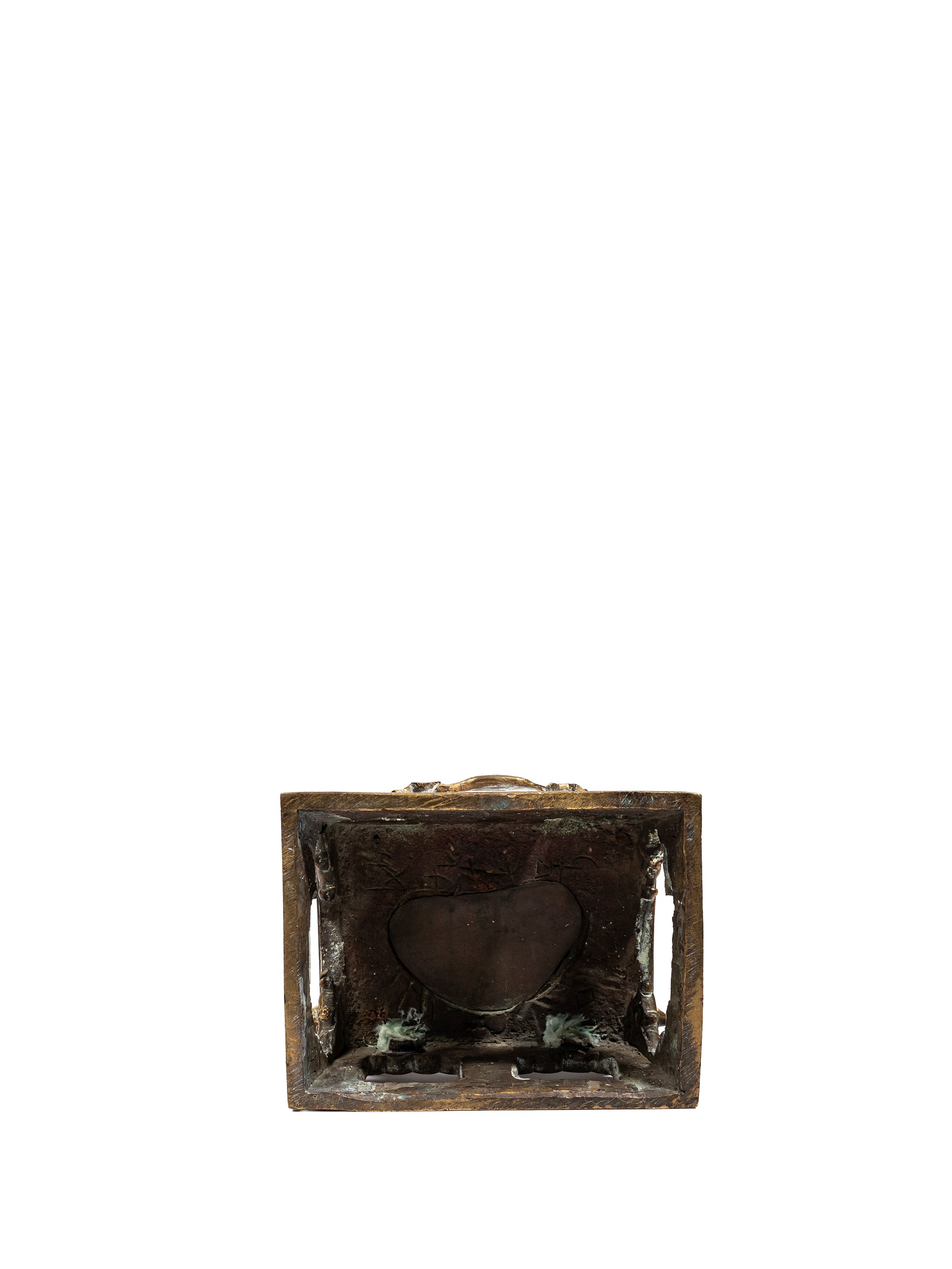 Buddha Amitayus, bronzo dorato con fiamma, Cina, periodo Qianlong (1770)