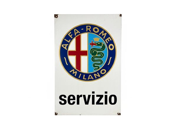 ALFA ROMEO MILANO SERVICE SIGN