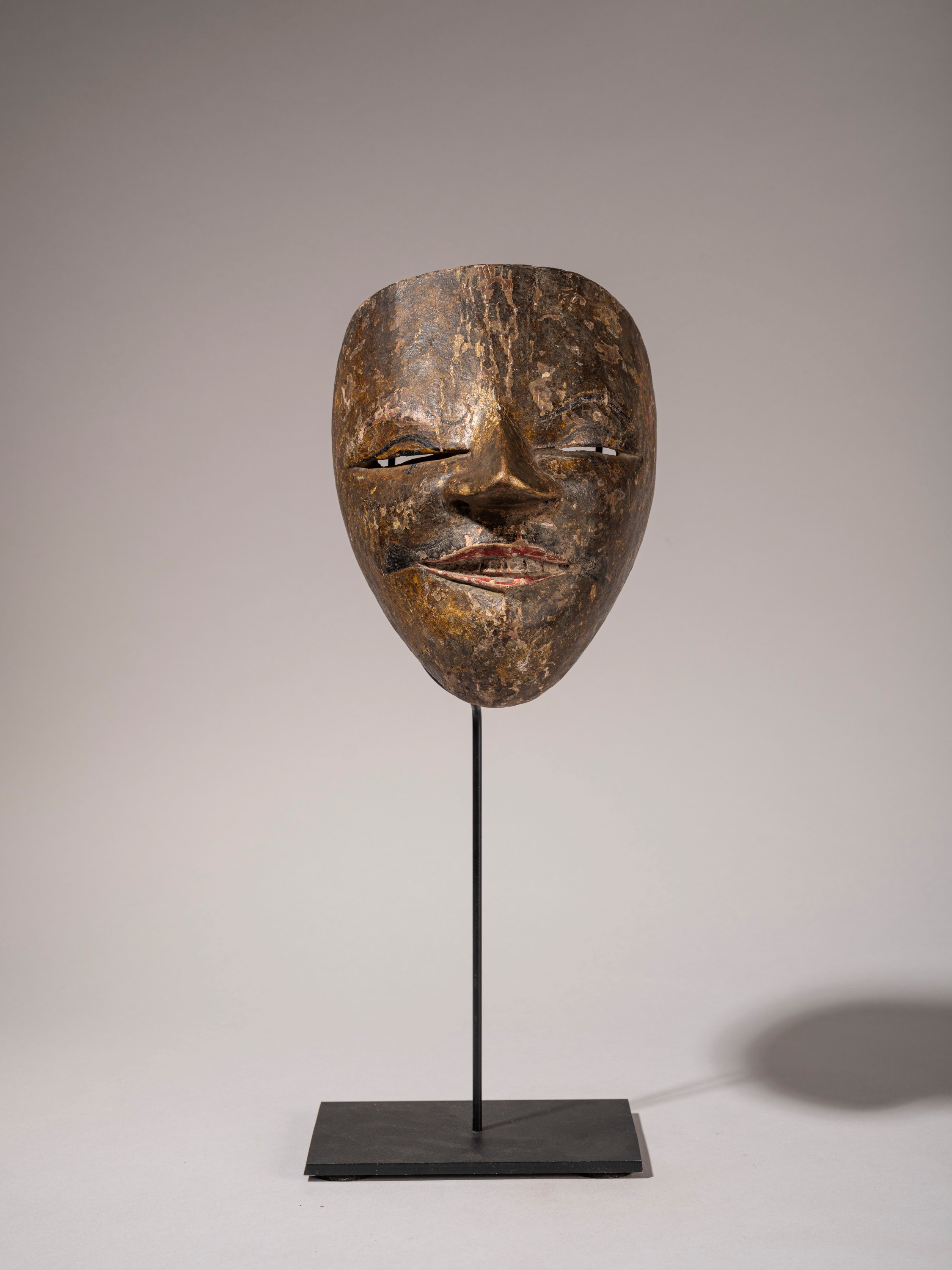 MASCHERA IN LEGNO DEL TEATRO TRADIZIONALE GIAVANESE