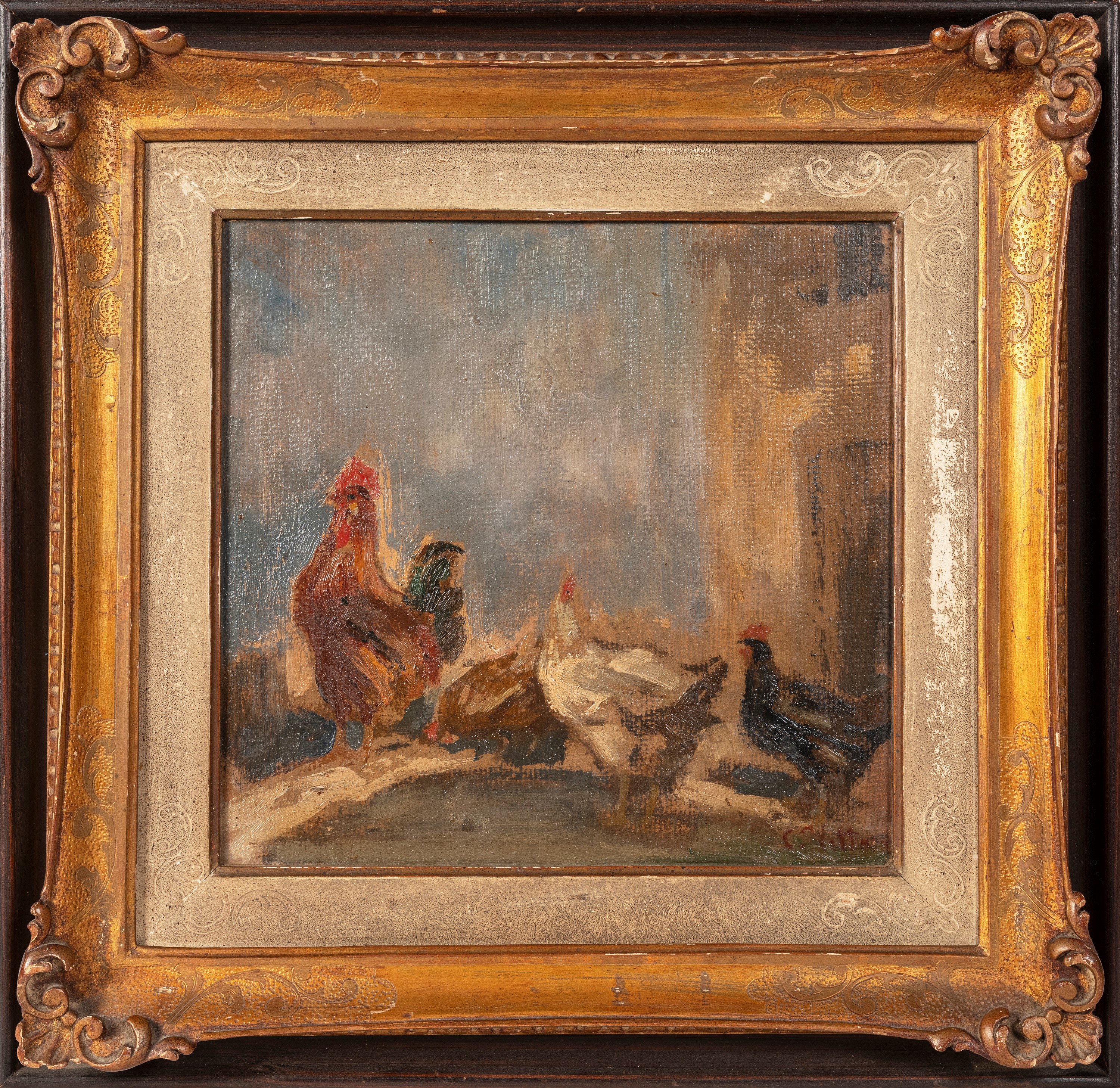 Carlo Vittori - Galline
