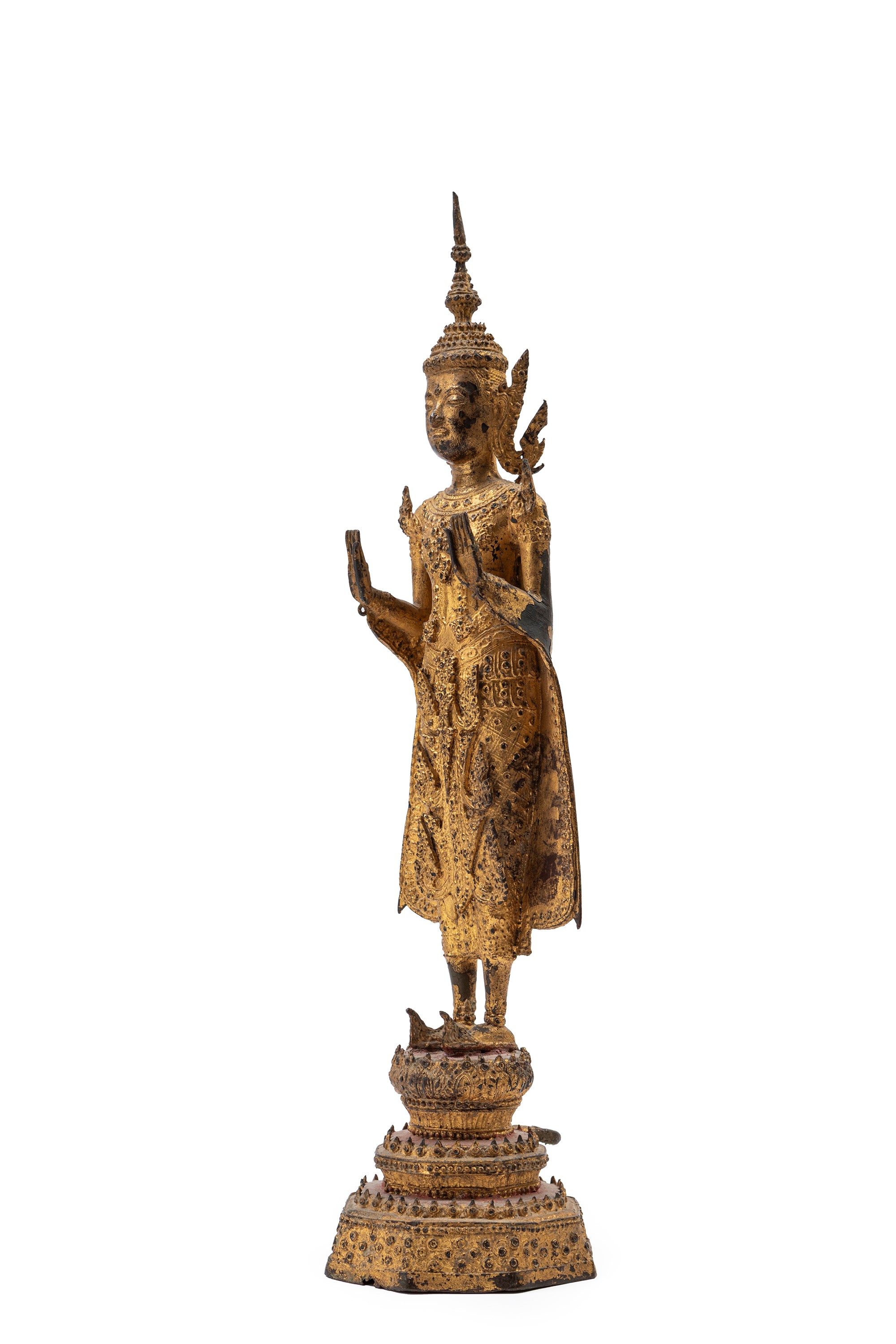 BUDDHA IN BRONZO DORATO