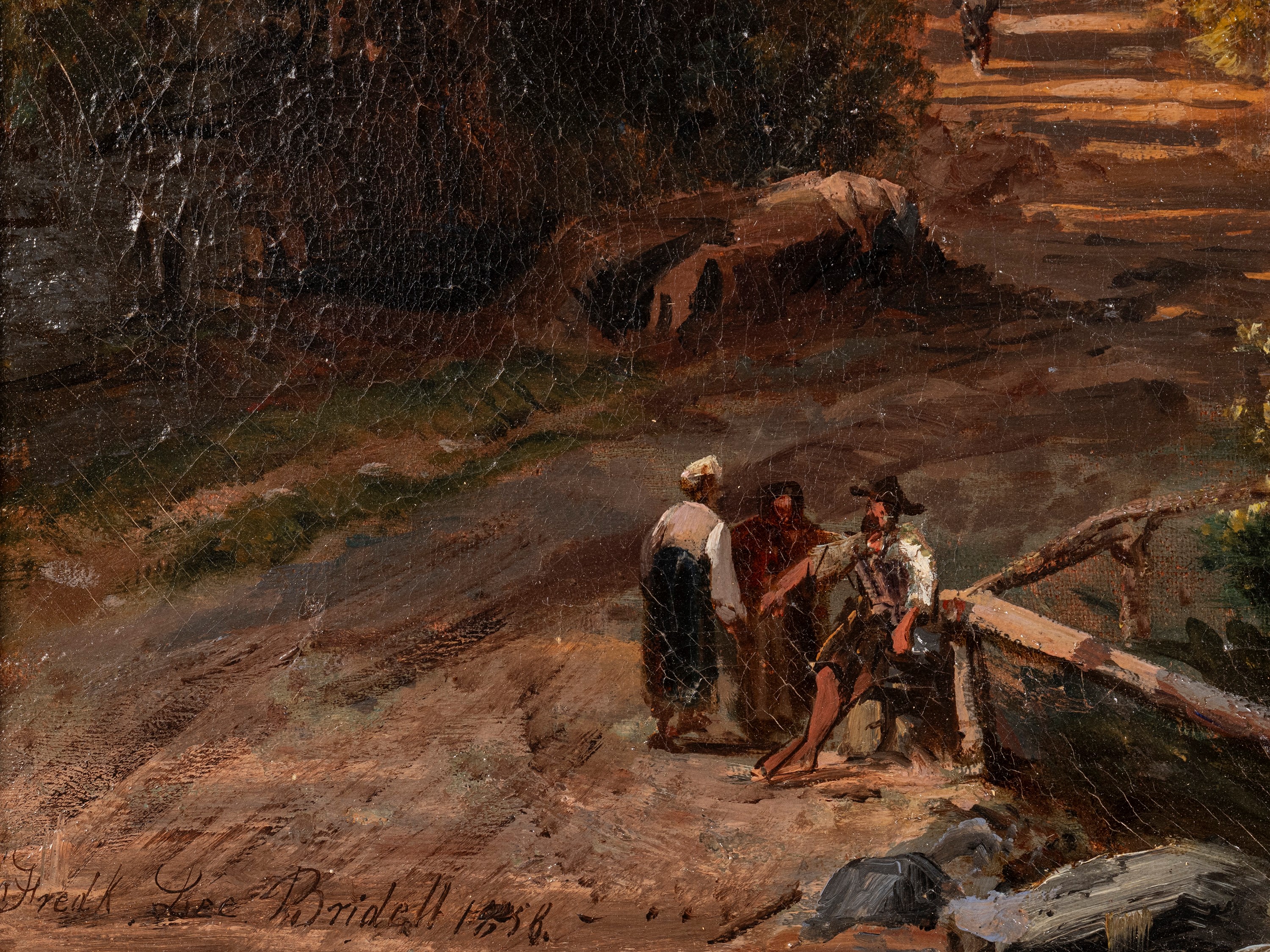 Frederick Lee Bridell - Veduta del Lago di Como