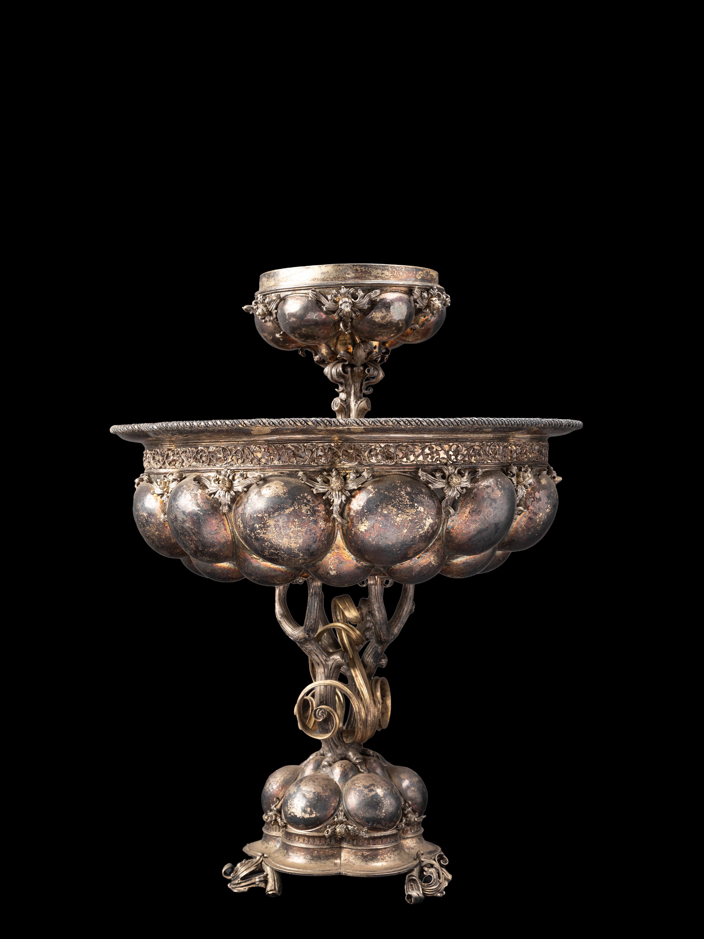 GRANDE CENTROTAVOLA IN ARGENTO