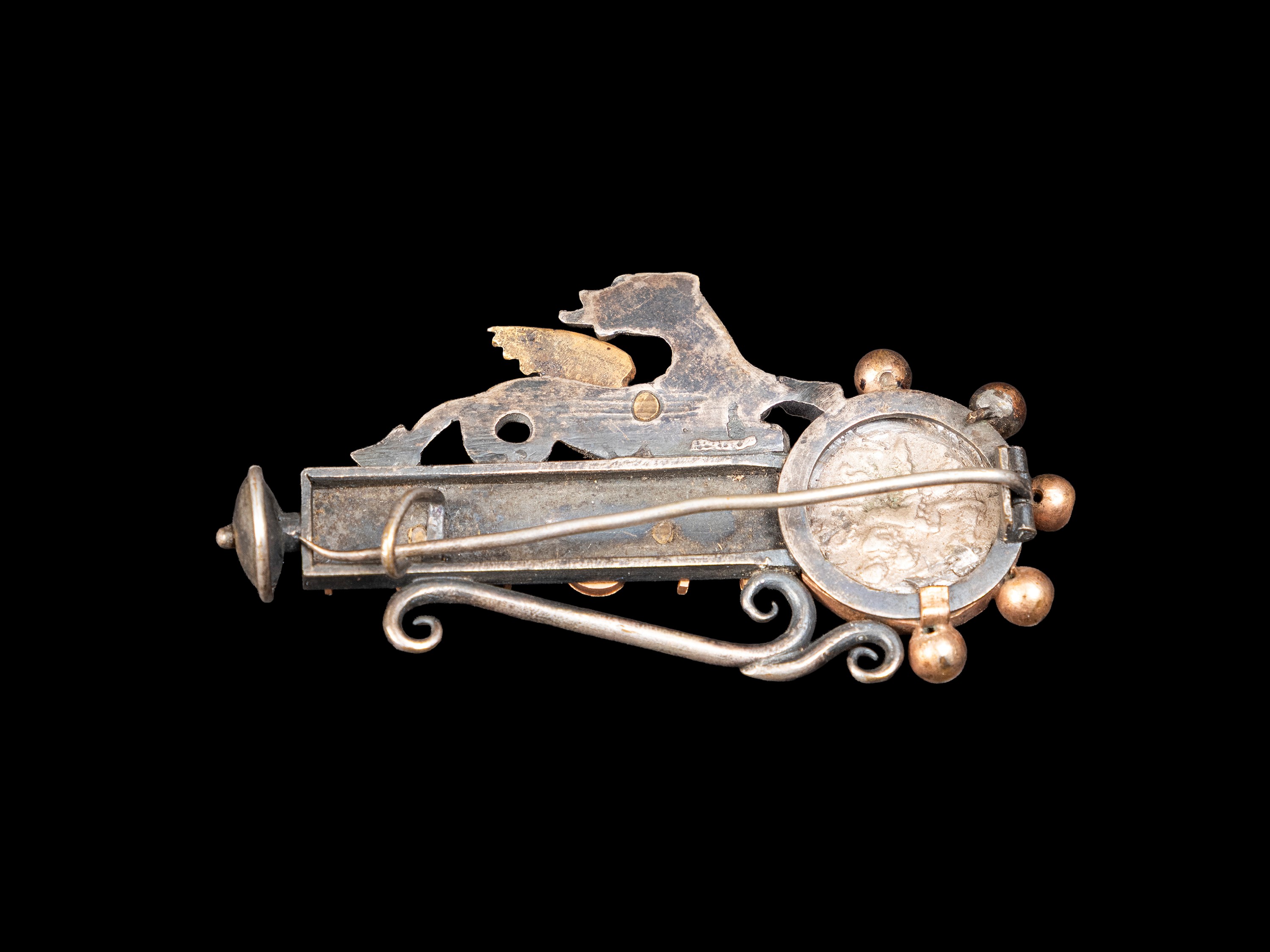 SPILLA IN ARGENTO E ORO