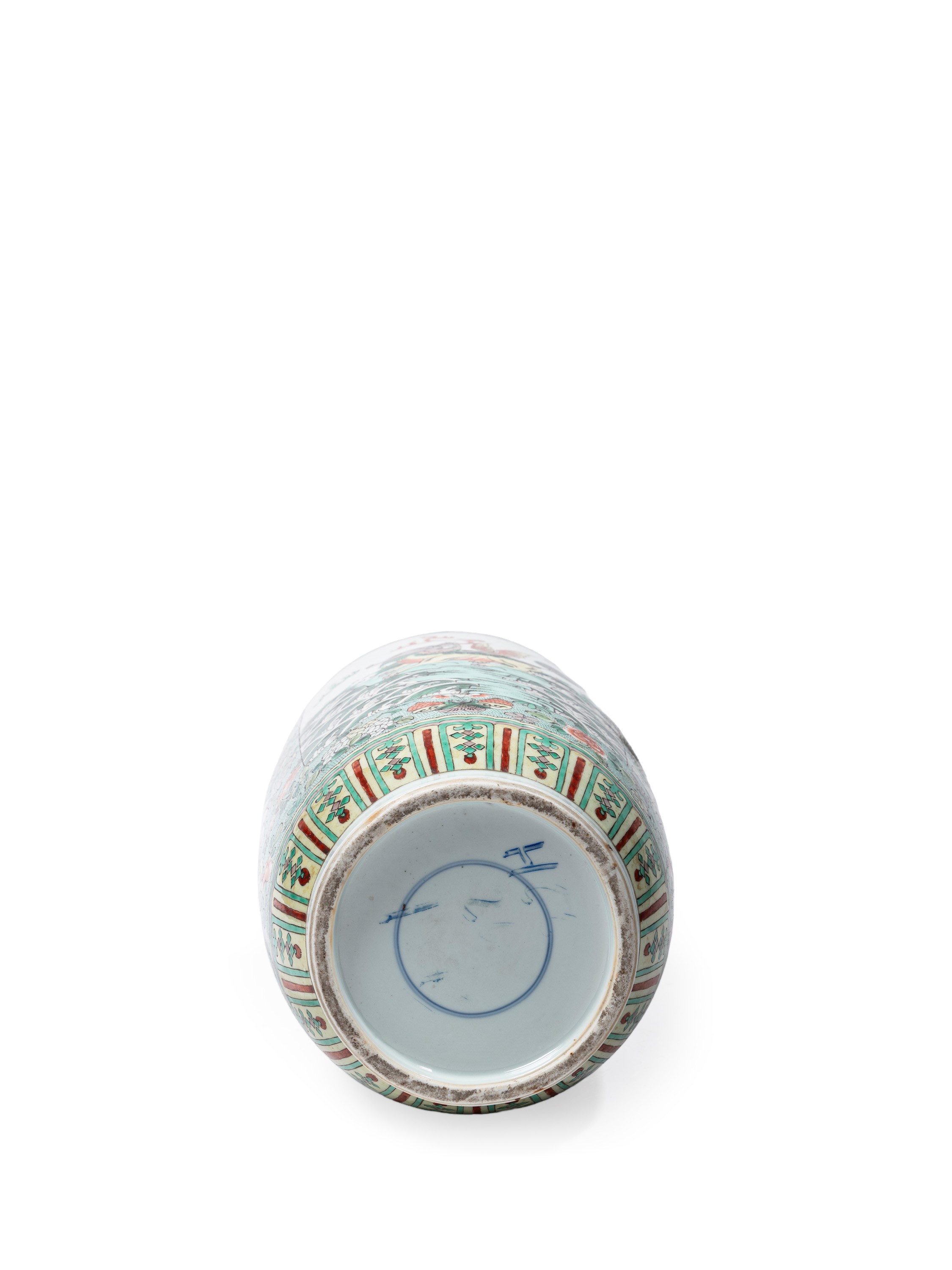 VASO ROULEAU IN PORCELLANA FAMIGLIA VERDE