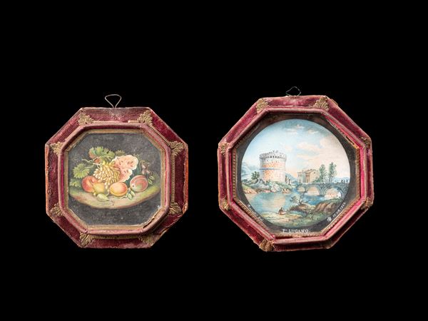 Salvatore Busuttil - DUE MINIATURE SU CARTA