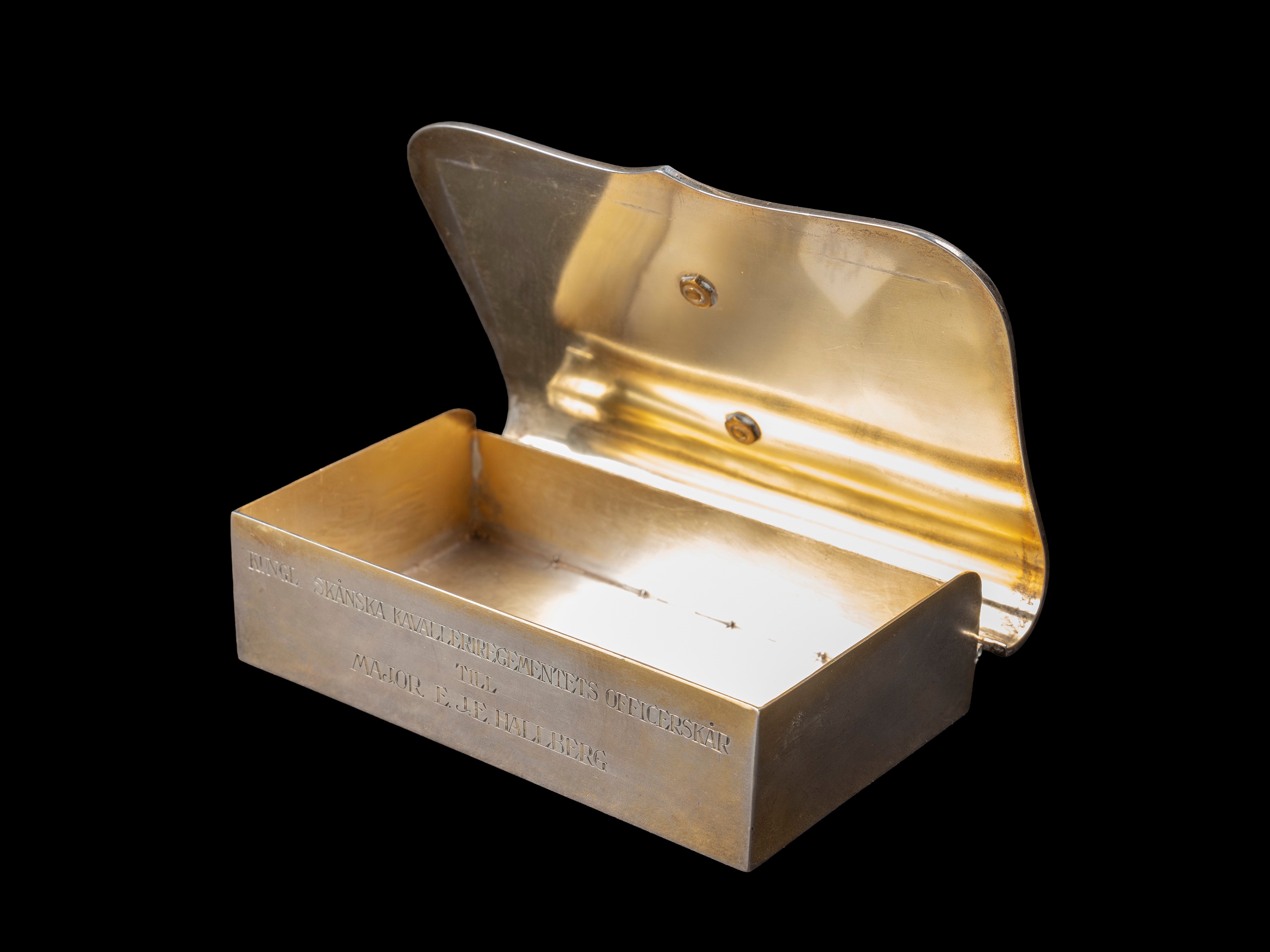 SCATOLA IN ARGENTO E SMALTI