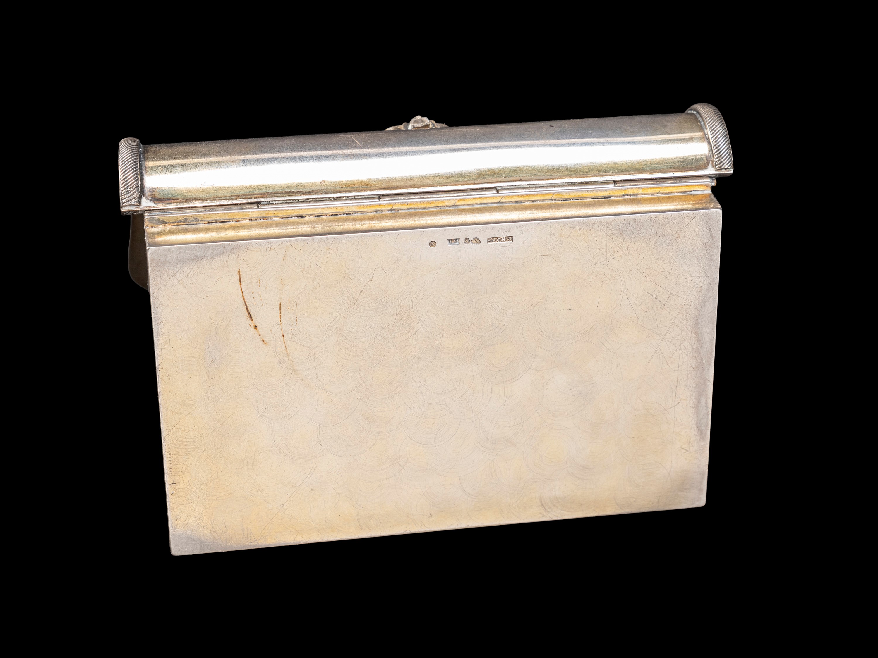 SCATOLA IN ARGENTO E SMALTI