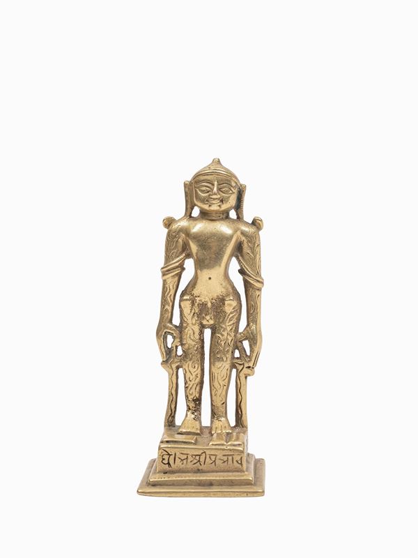 A JAIN BRONZE SCULPTURE