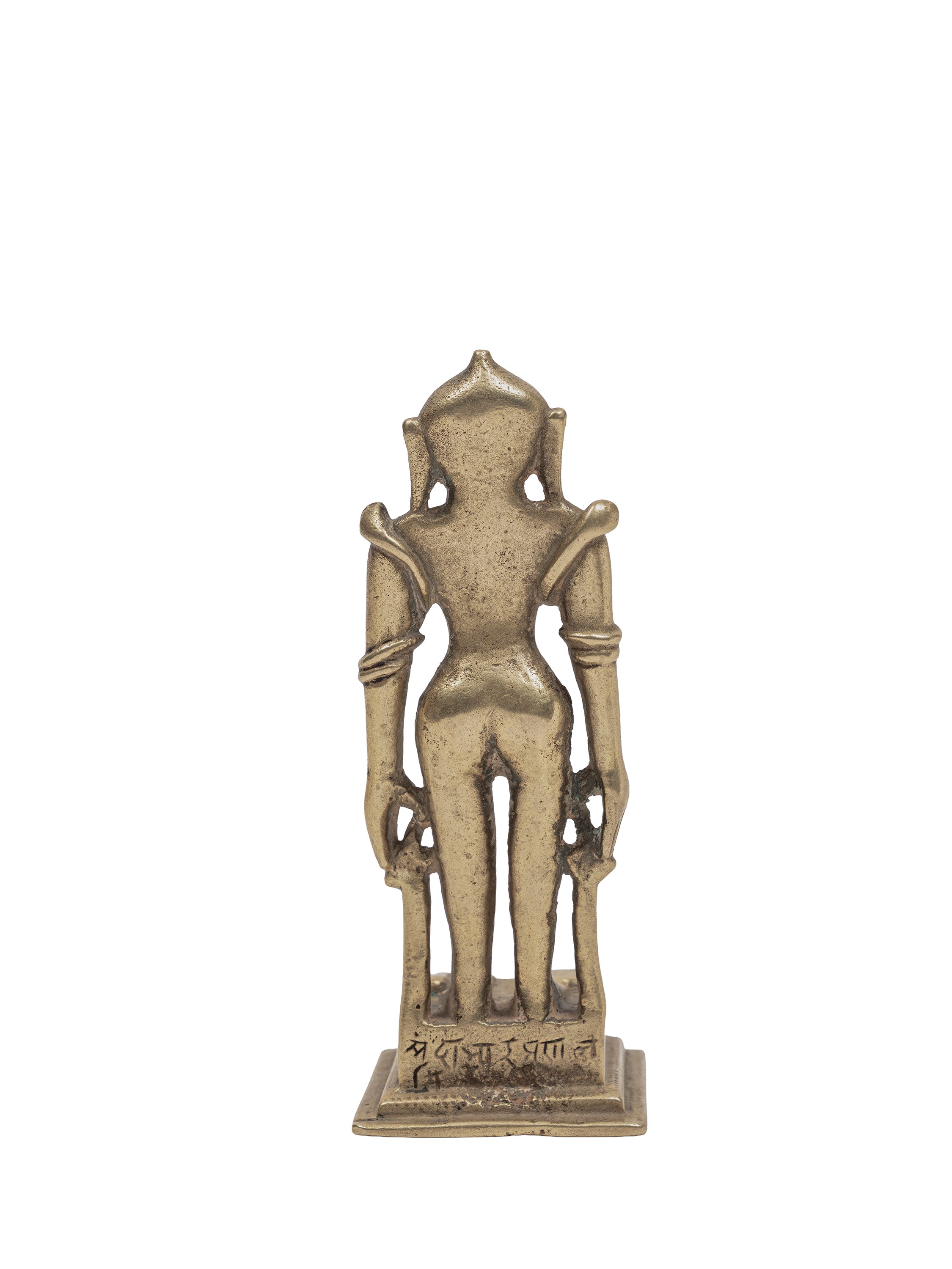Scultura jainista di Bahubali (Gommateśvara), bronzo, XVII secolo
