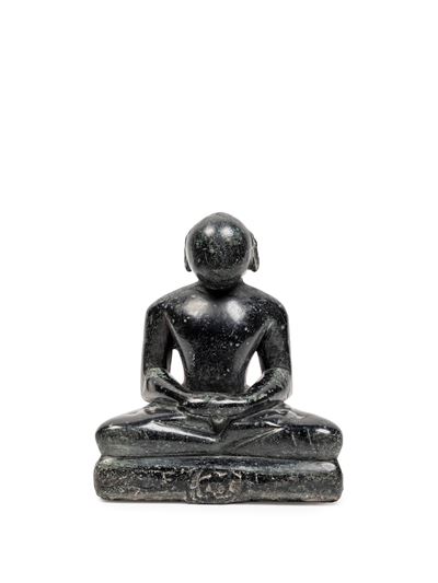 India (XVI secolo), Scultura jaina in pietra raffigurante un Jina in dhyanasana