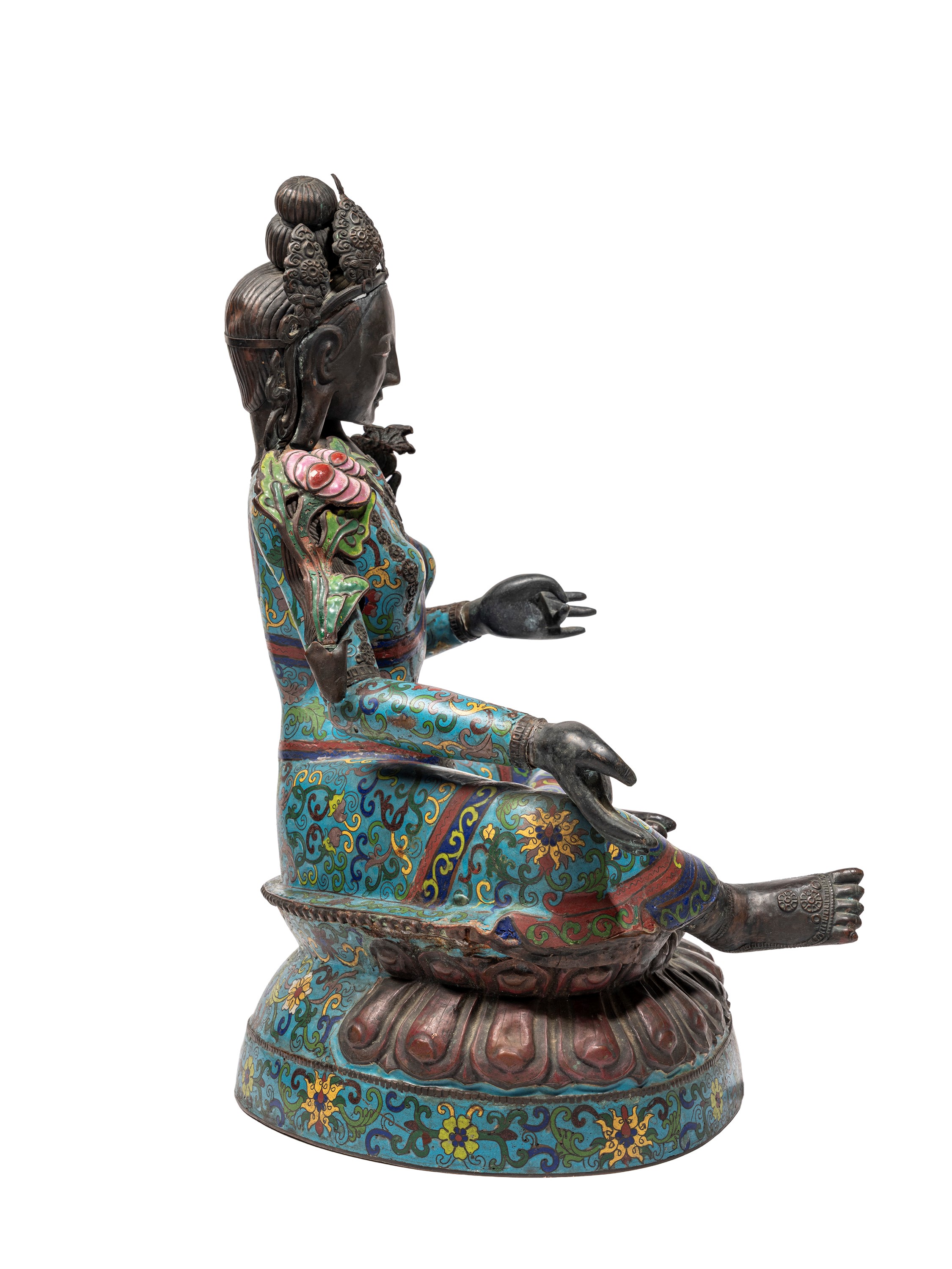 FIGURA IN CLOISONNÉ