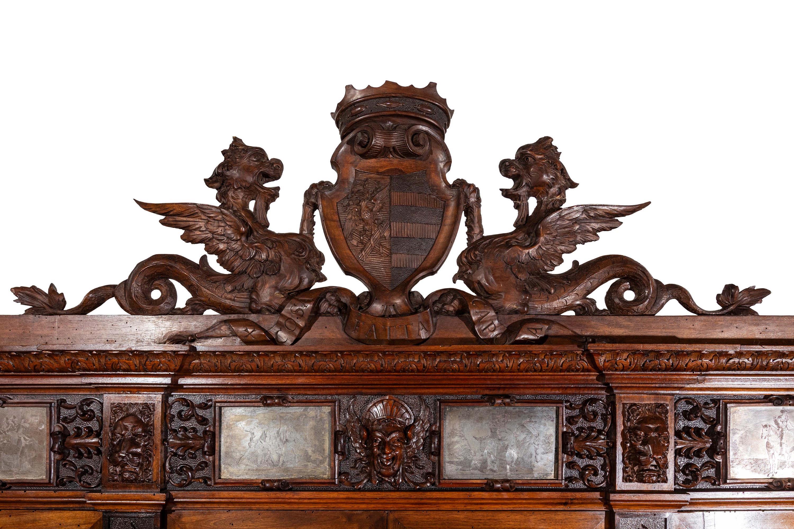 Grande Cabinet con Placche Incise da Bartolomeo Pinelli