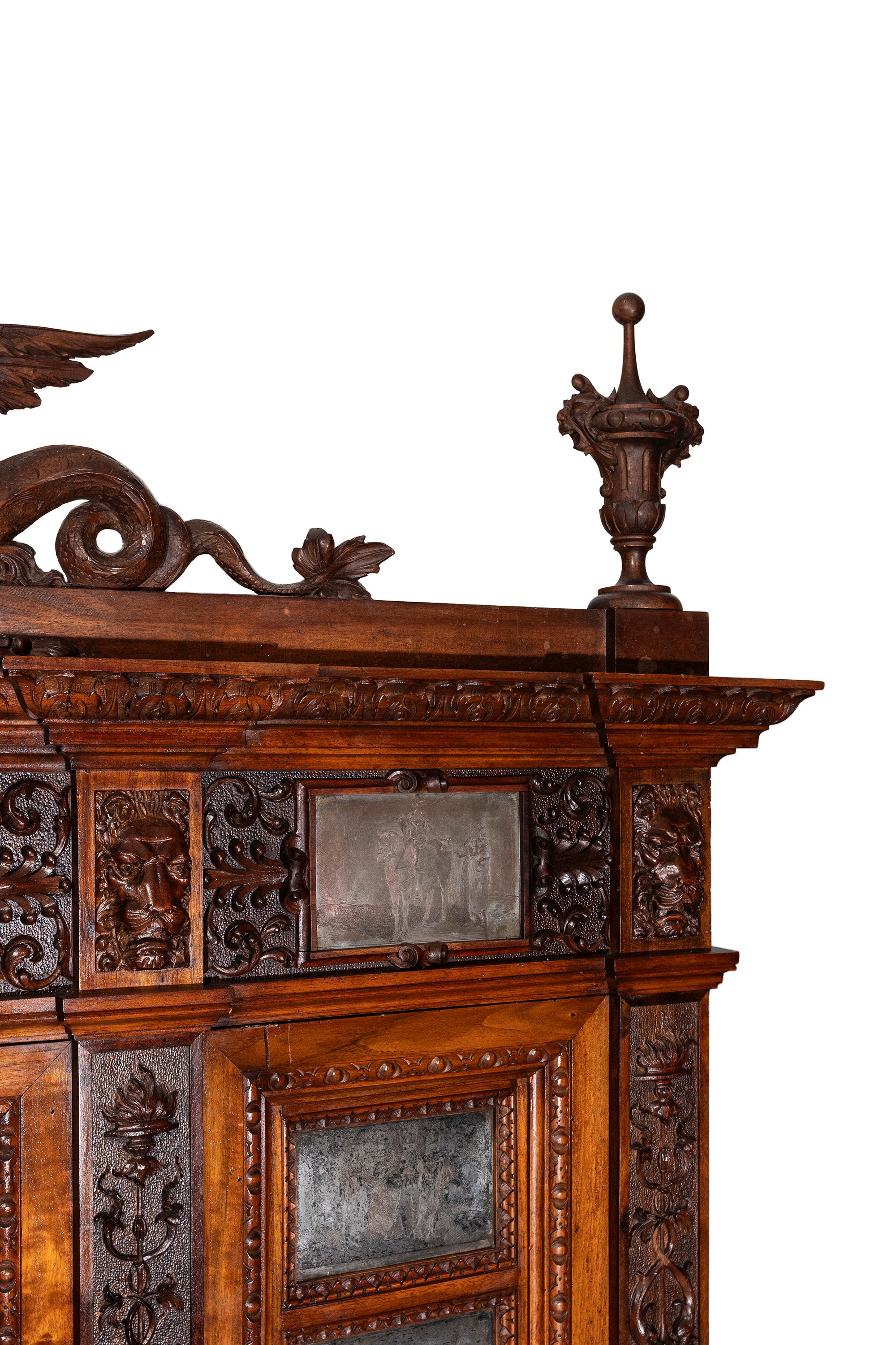 Grande Cabinet con Placche Incise da Bartolomeo Pinelli