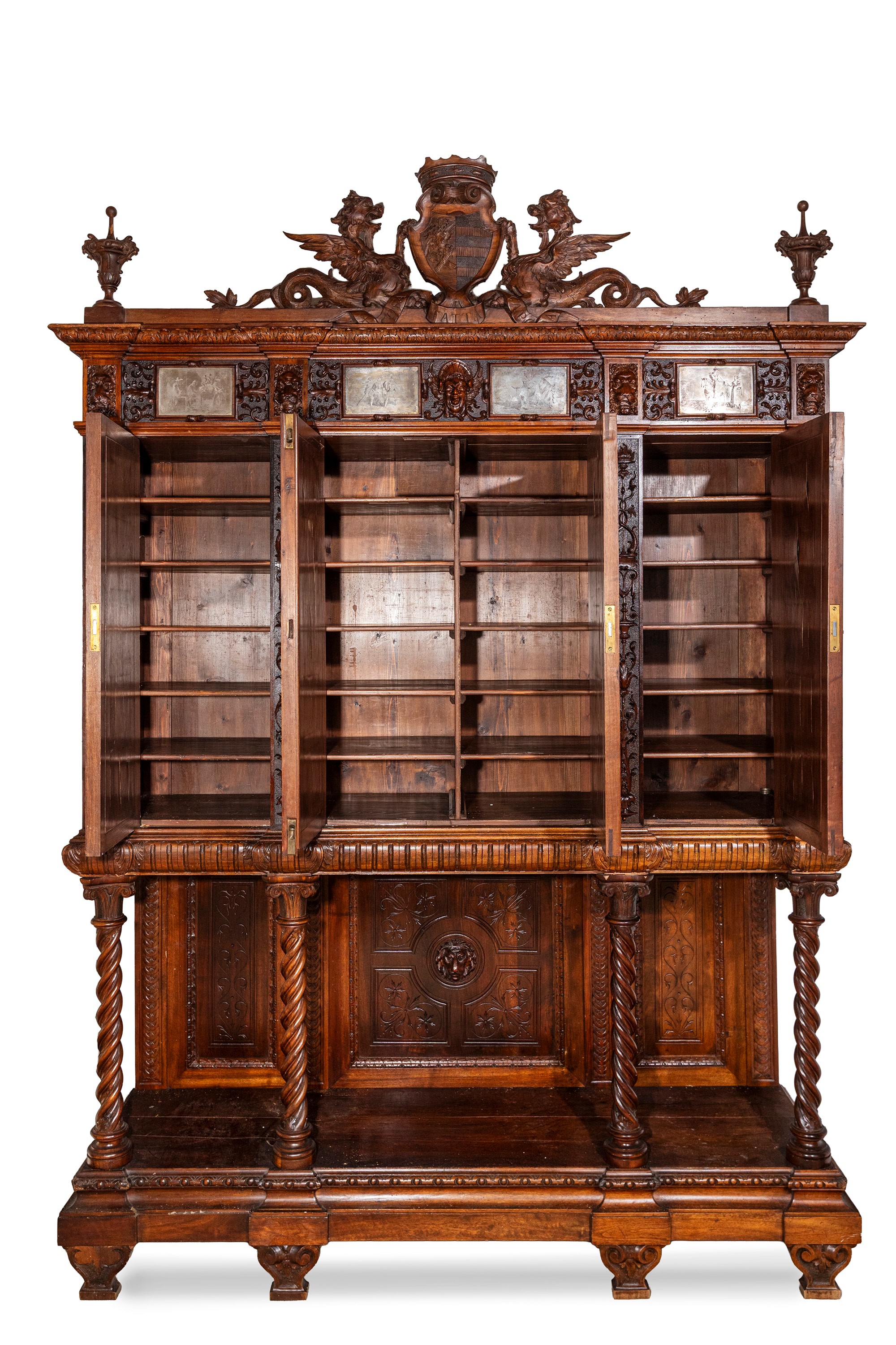 Grande Cabinet con Placche Incise da Bartolomeo Pinelli