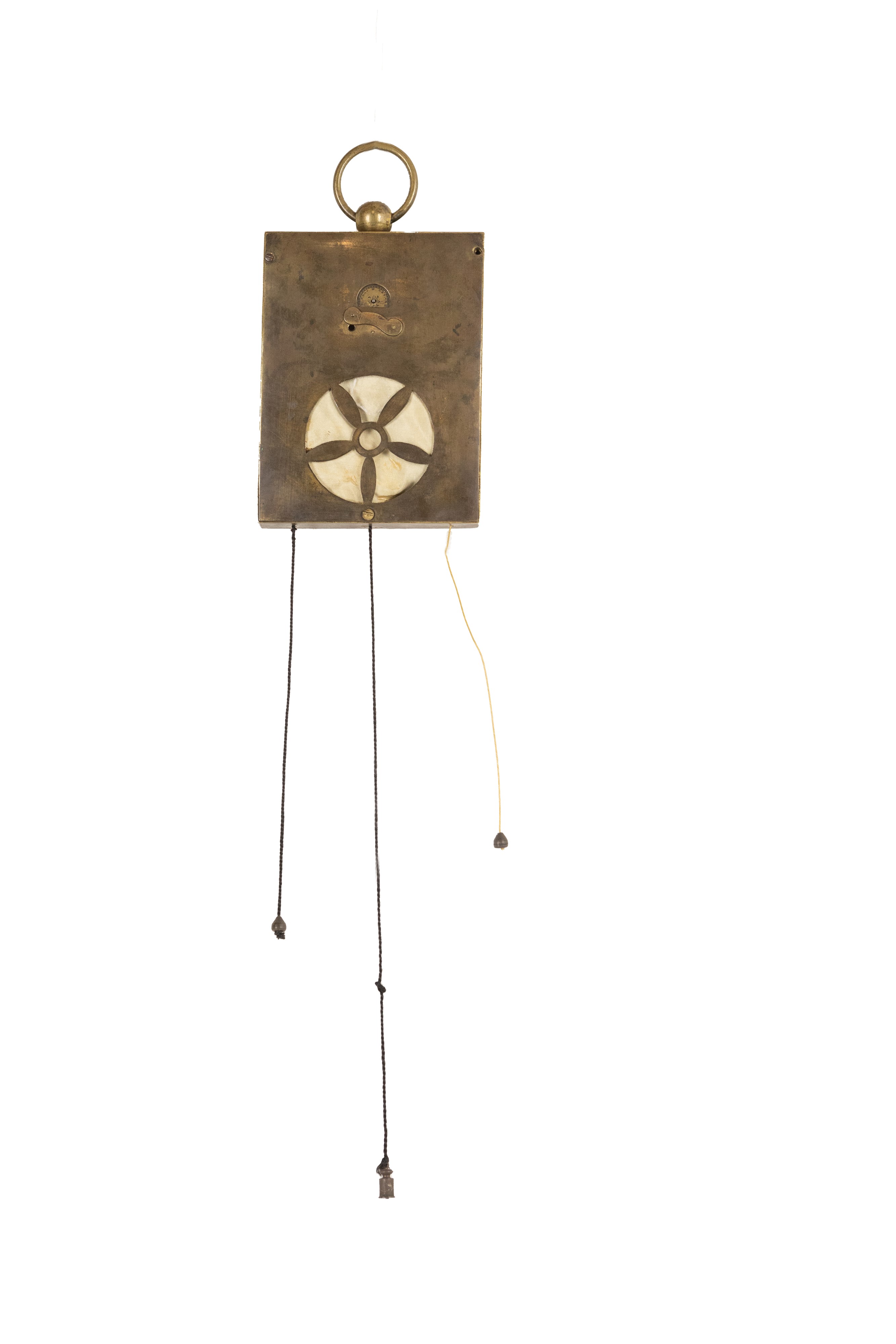 Orologio da carrozza in bronzo dorato, inizi secolo XIX