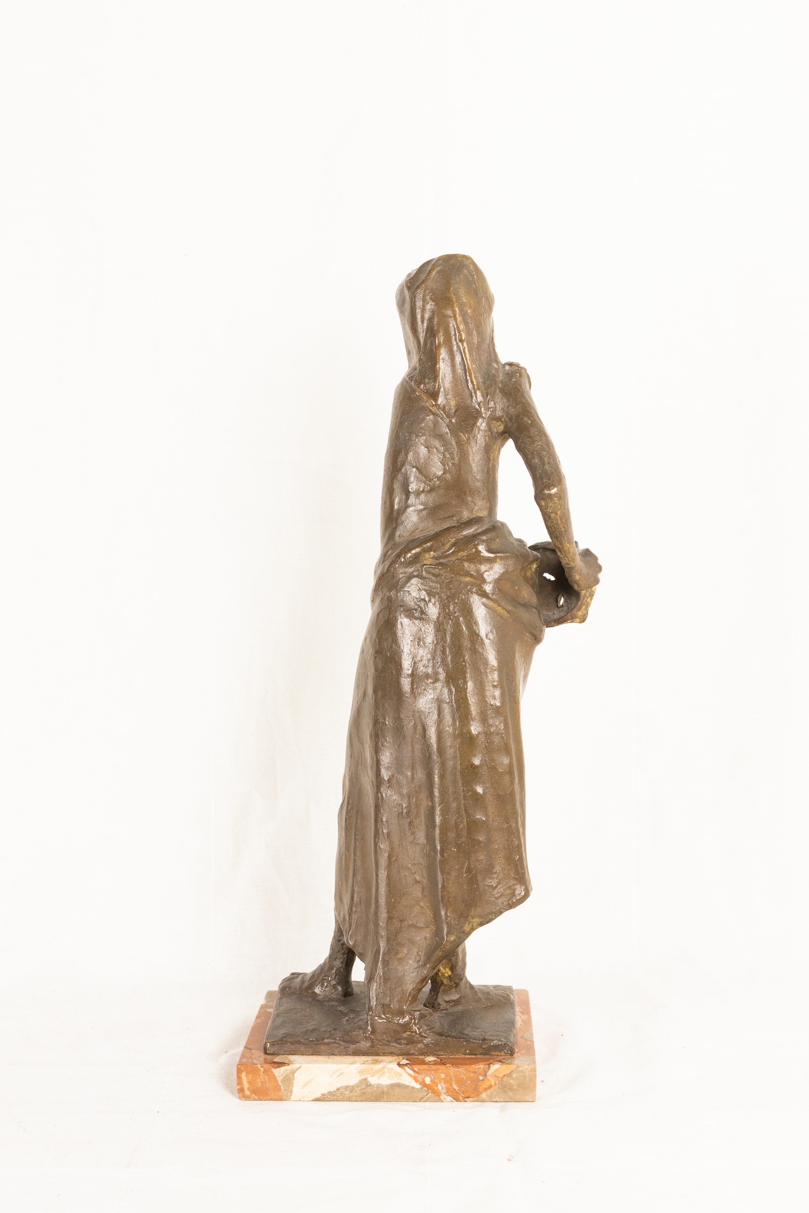 °SCULTURA IN BRONZO RAFFIGURANTE "ALLEGORIA DEL TEATRO"