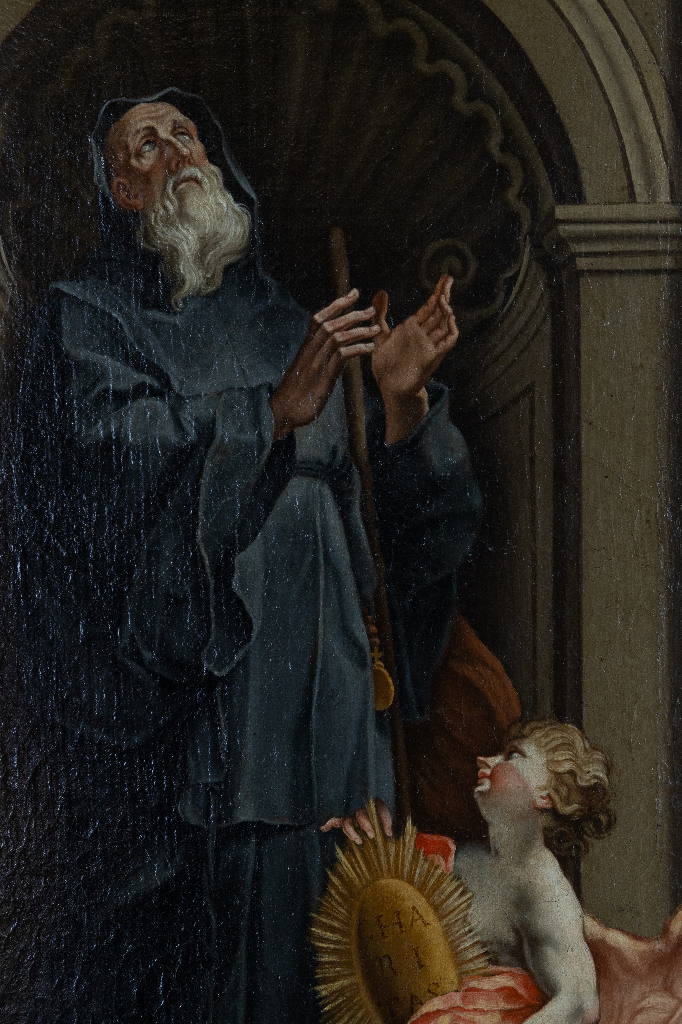 San Francesco di Paola, olio su tela, XVIII secolo