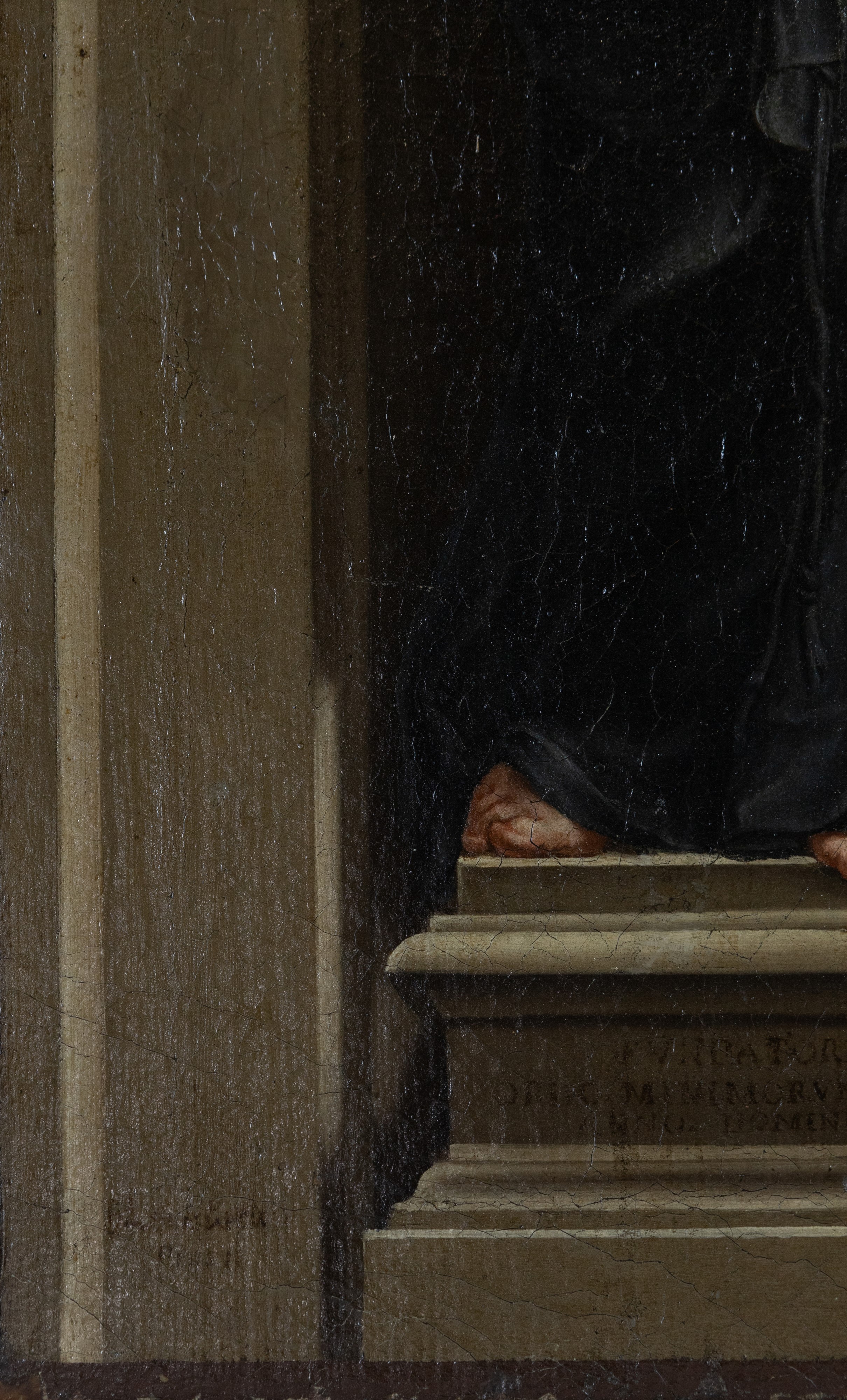 San Francesco di Paola, olio su tela, XVIII secolo