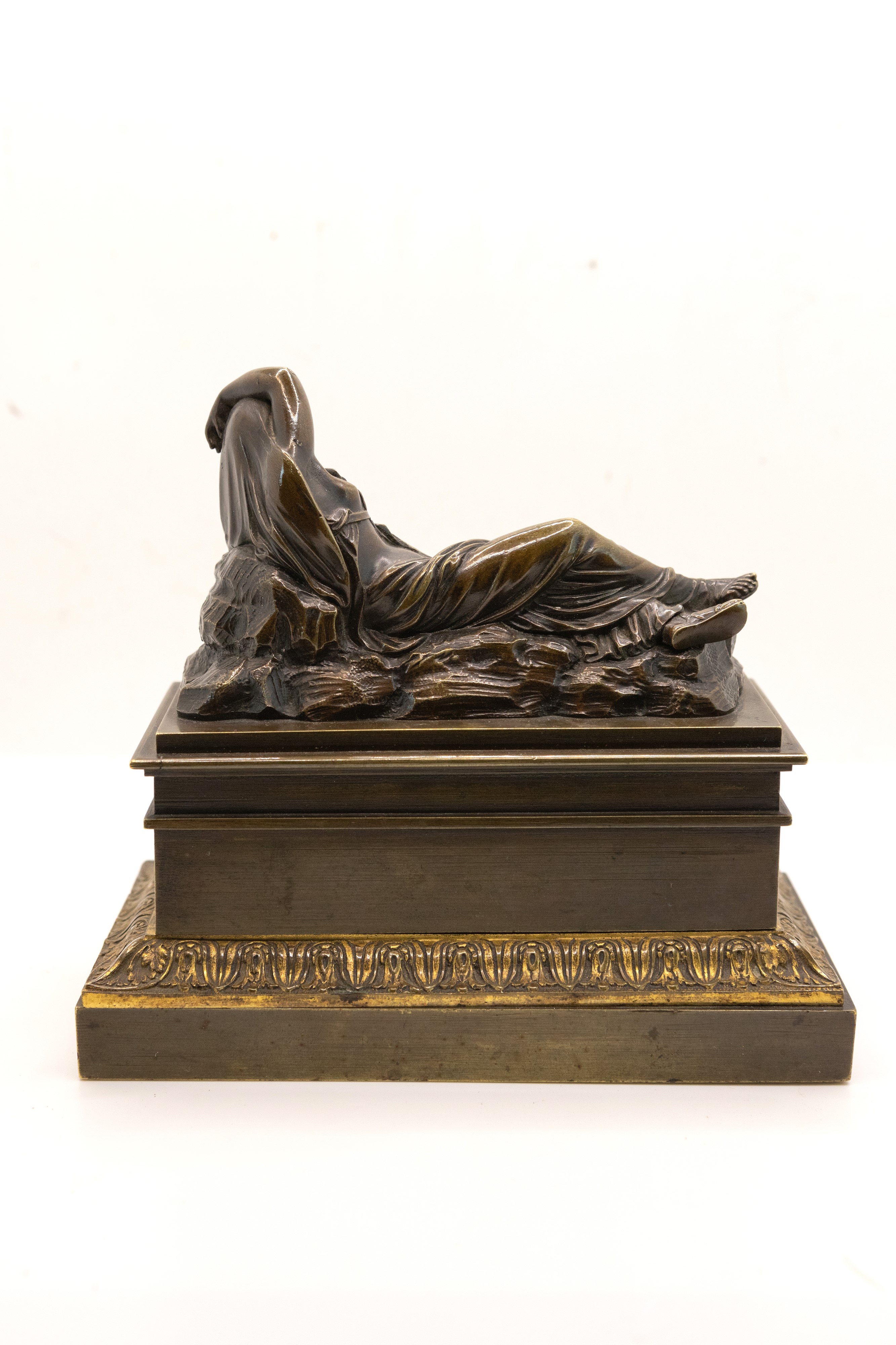 °CALAMAIO IN BRONZO RAFFIGURANTE ARIANNA ABBANDONATA