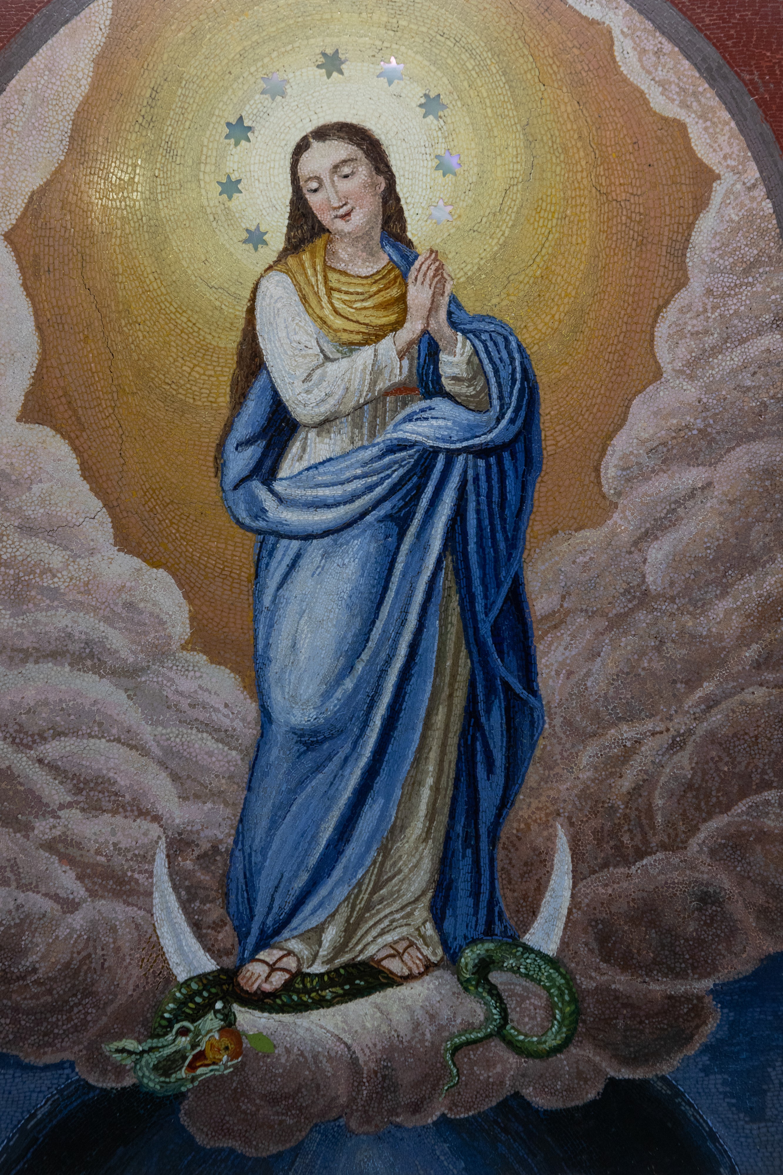 Micromosaico, Immacolata Concezione, sec. XIX