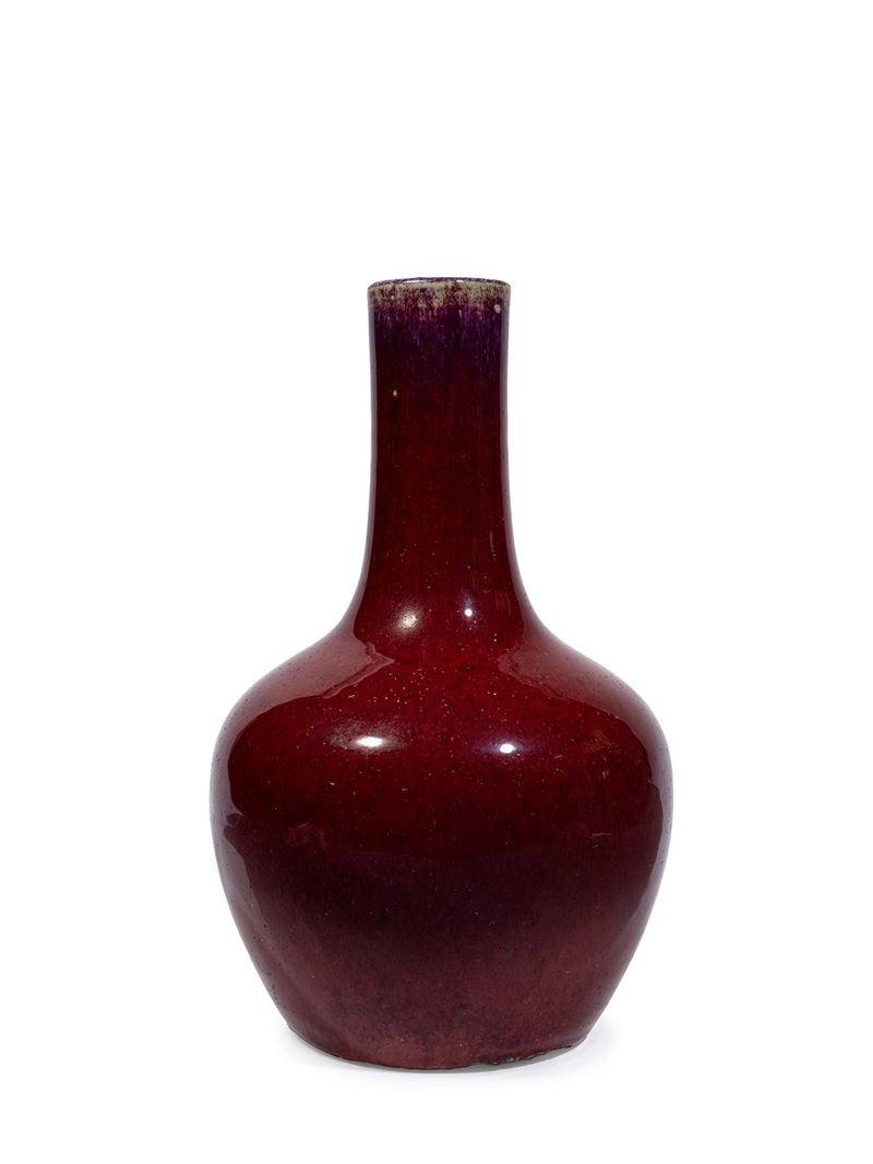 VASO IN PORCELLANA SANGUE DI BUE