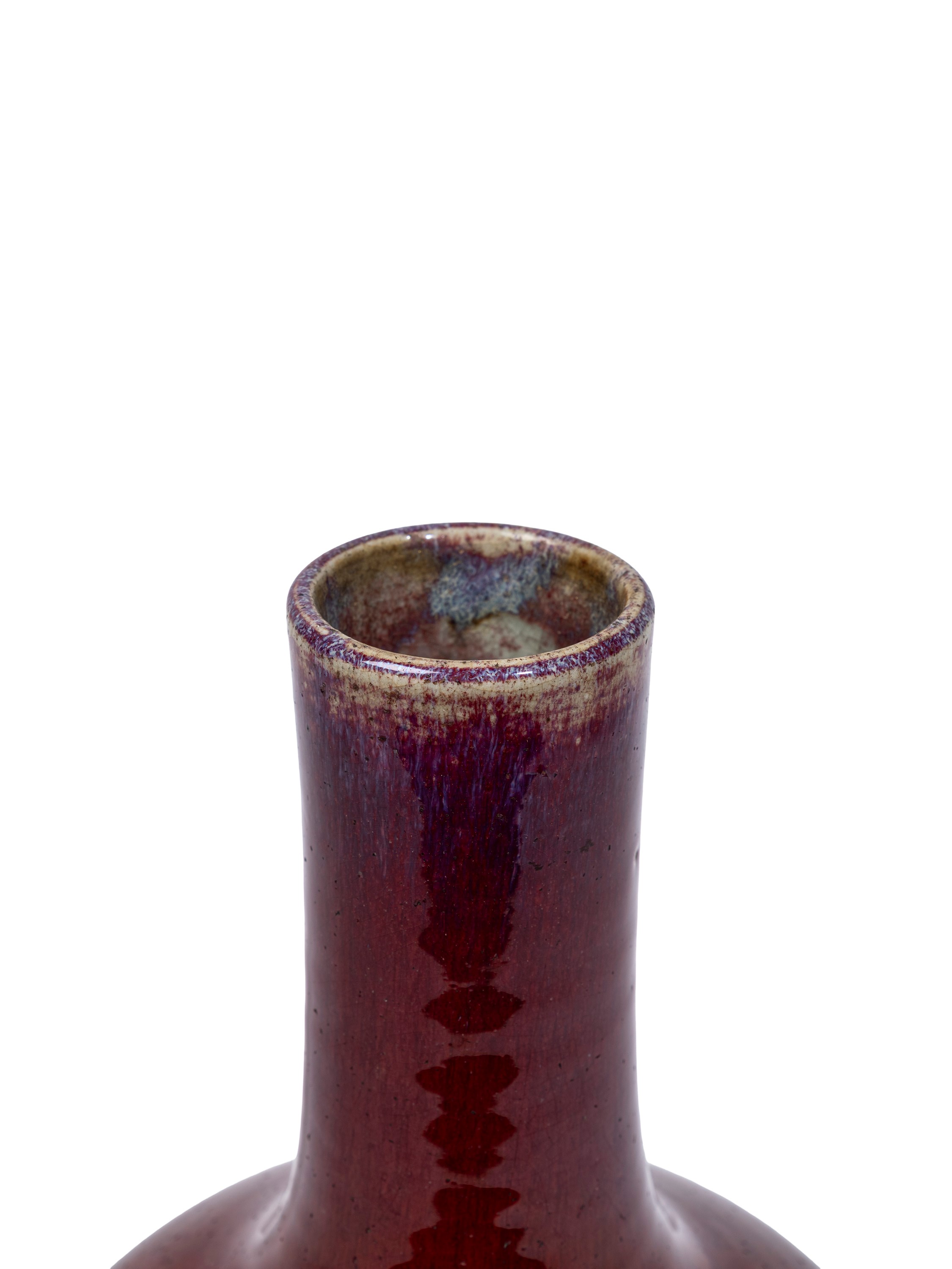 VASO IN PORCELLANA SANGUE DI BUE