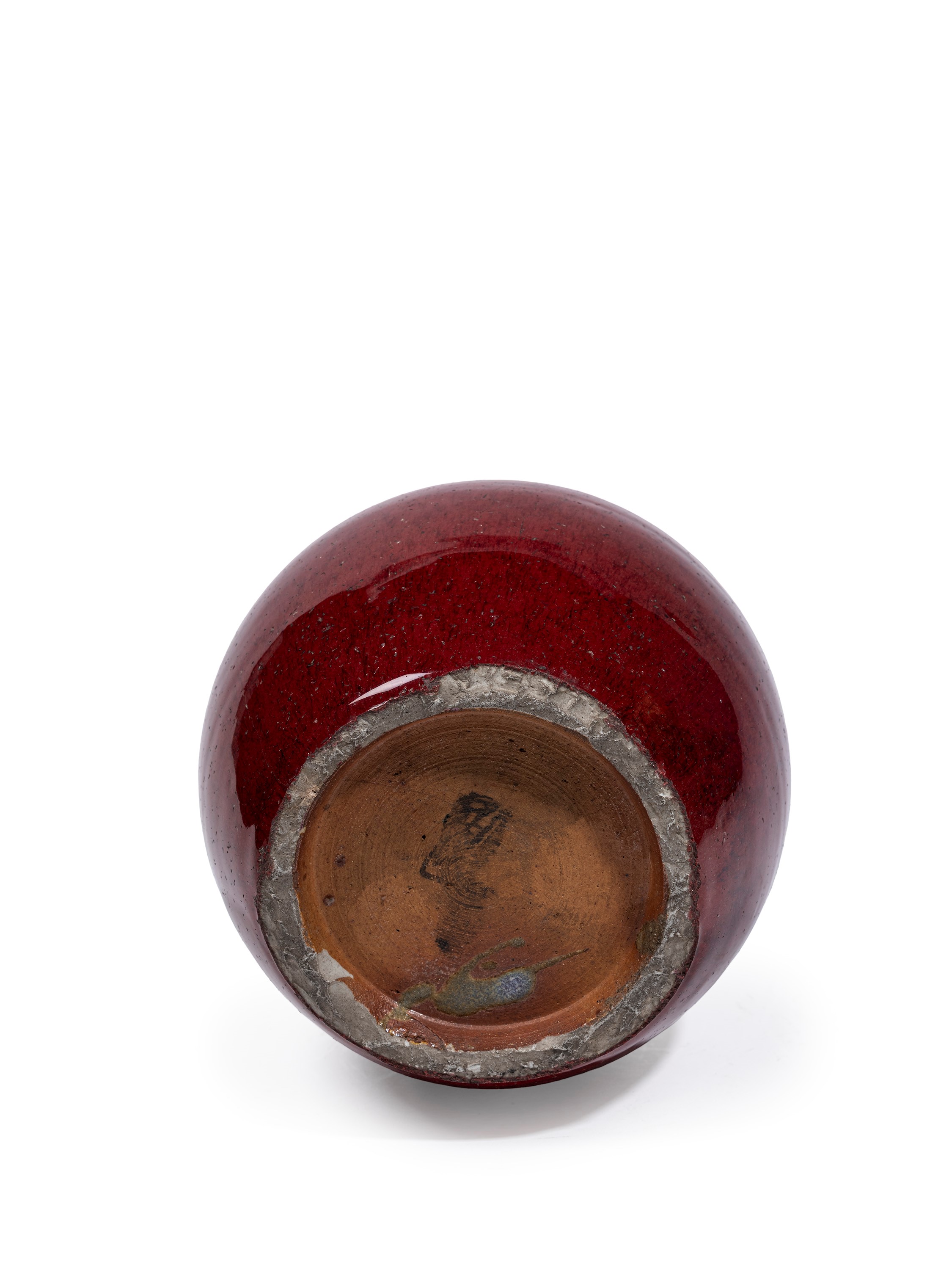 VASO IN PORCELLANA SANGUE DI BUE