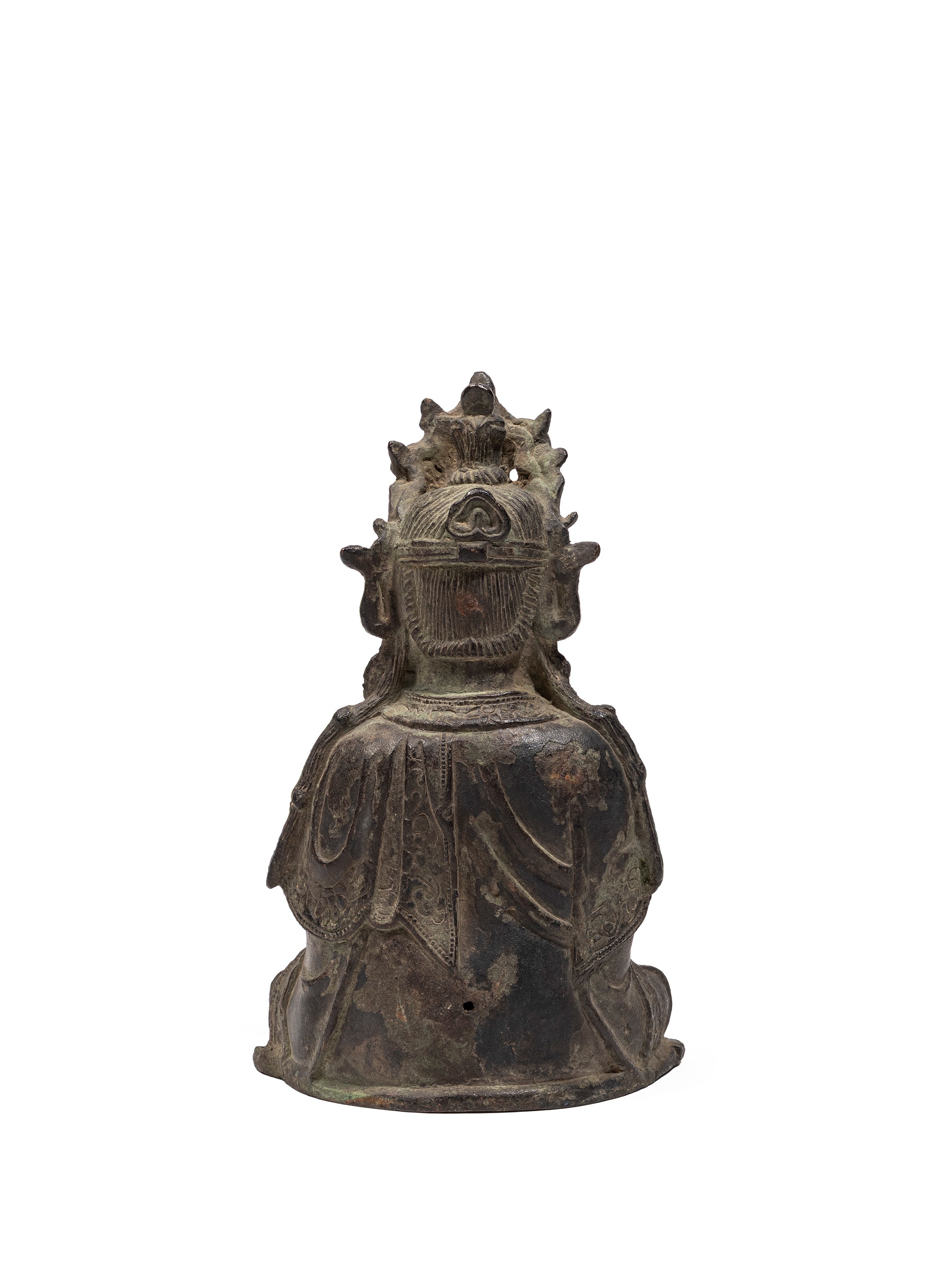 Cina (dinastia Ming), Figura in bronzo raffigurante Avalokitesvara seduto