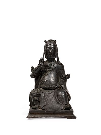 Cina (dinastia Ming), Figura di dignitario seduto in bronzo