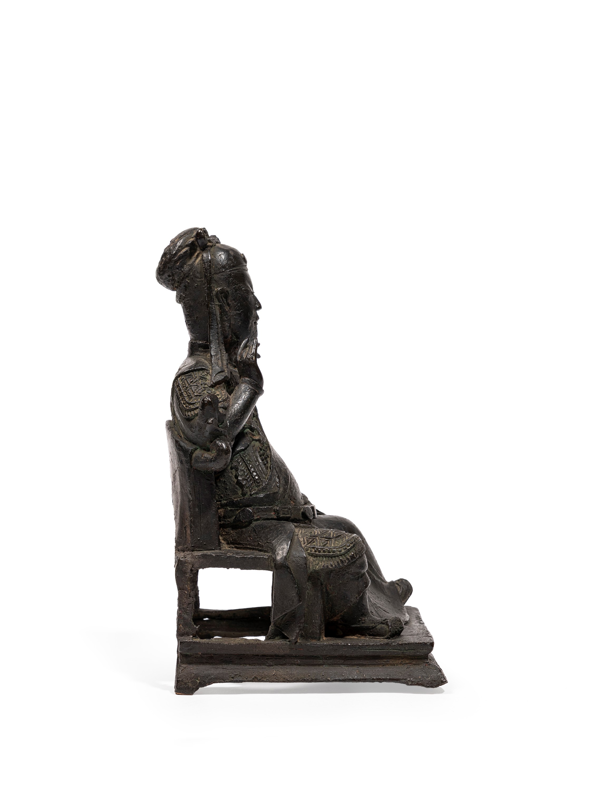 Cina (dinastia Ming), Figura di dignitario seduto in bronzo