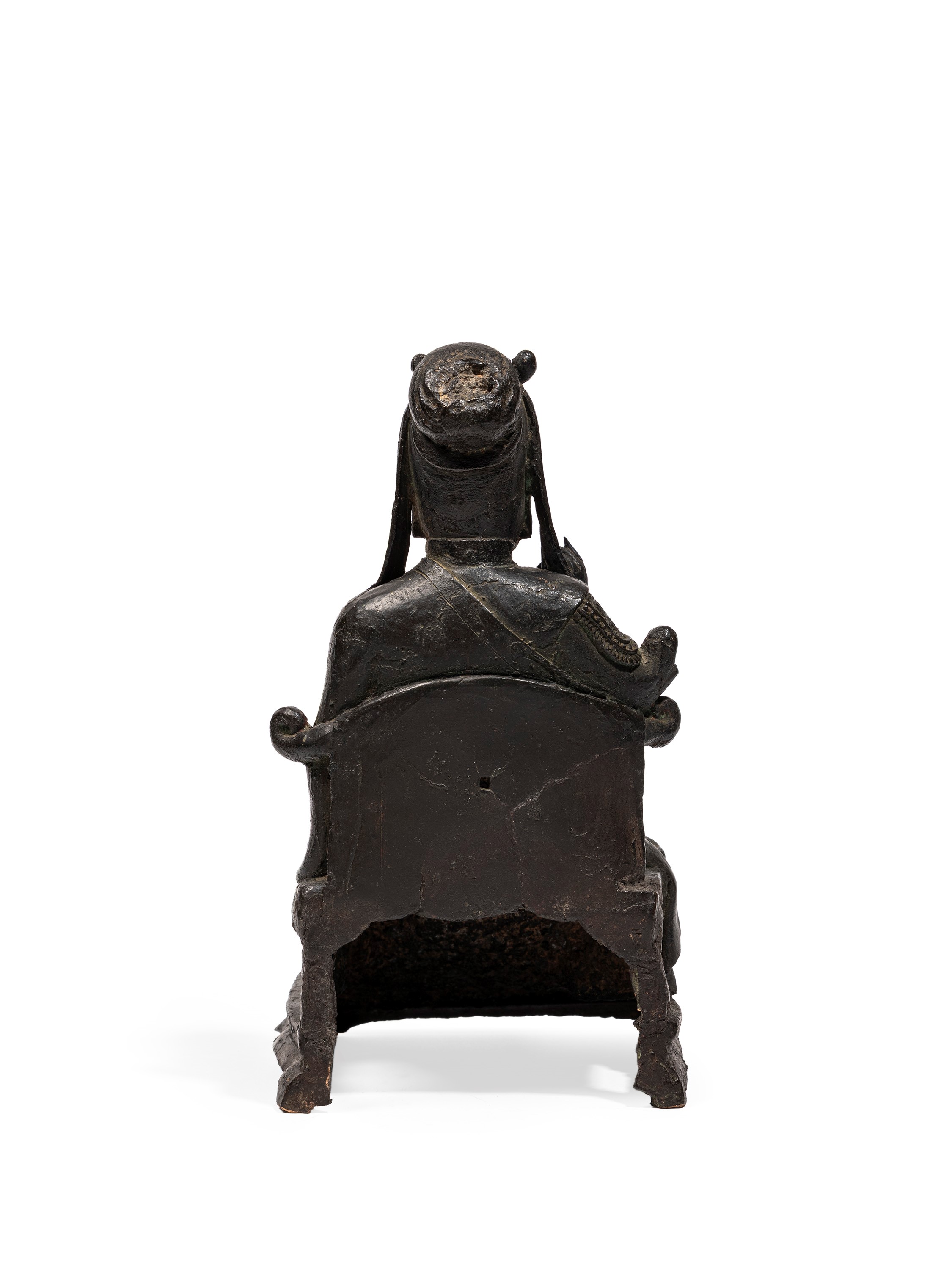Cina (dinastia Ming), Figura di dignitario seduto in bronzo