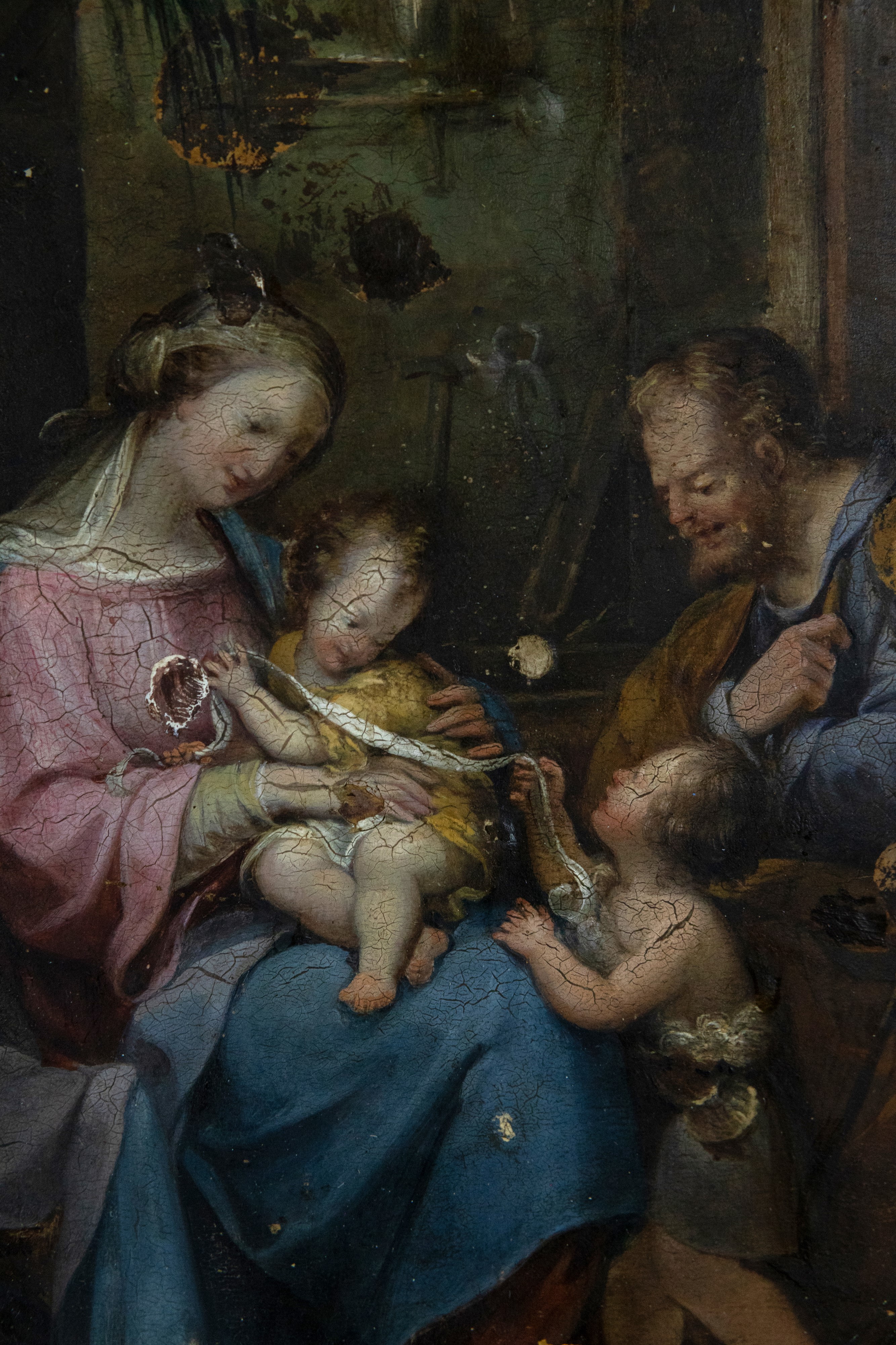 Scuola italiana, Sacra Famiglia con San Giovannino