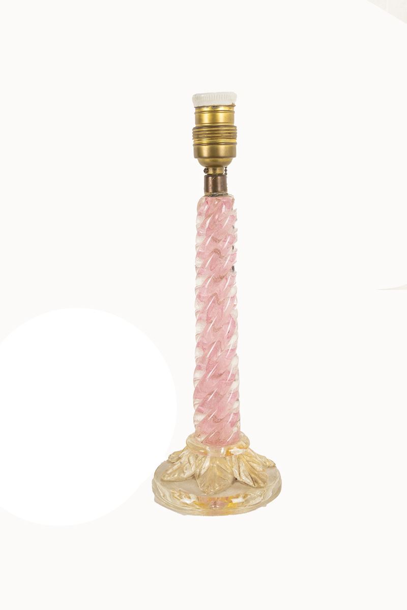 °LUME IN VETRO DI MURANO A TORCHON