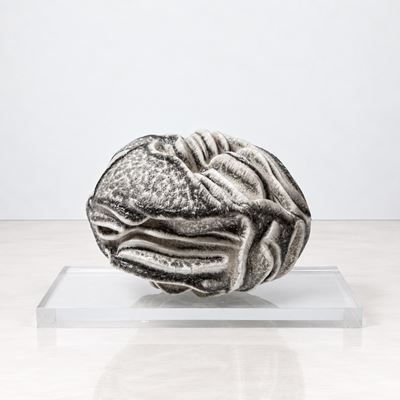 Scultura in grès smaltato bianco “Bianco Zauli”