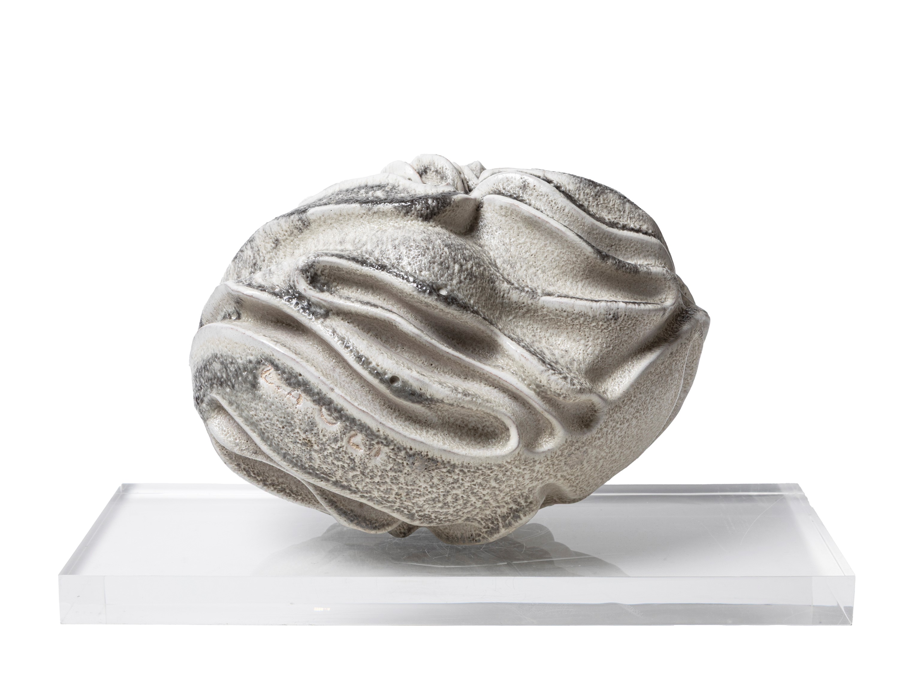Scultura in grès smaltato bianco “Bianco Zauli”