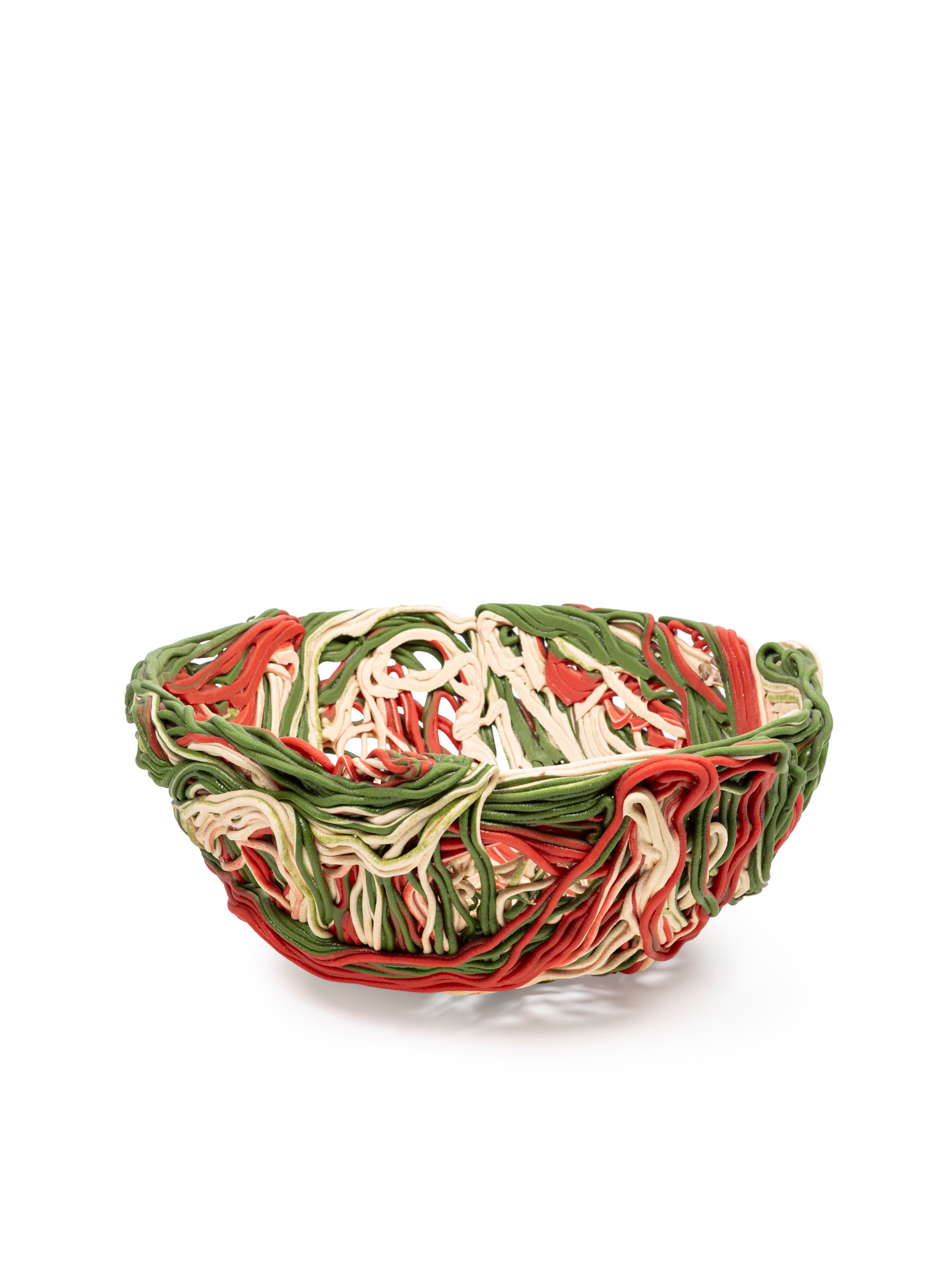 Gaetano Pesce - Ciotola modello “Spaghetti”, resina poliuretanica policroma (Fish Design), 1995 c...