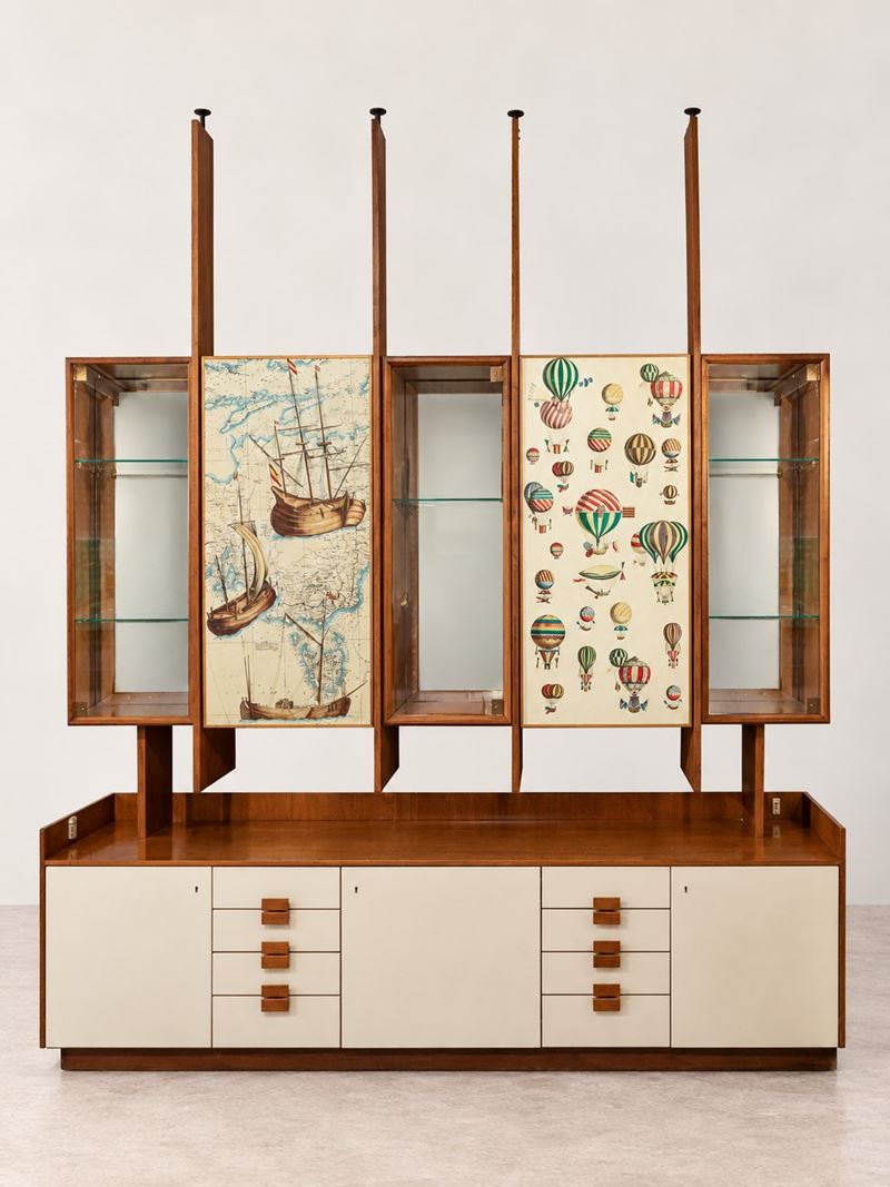 Piero Fornasetti e Carlo Alberto Bordogna - Fornasetti e Carlo Alberto Bordogna, Libreria modular...