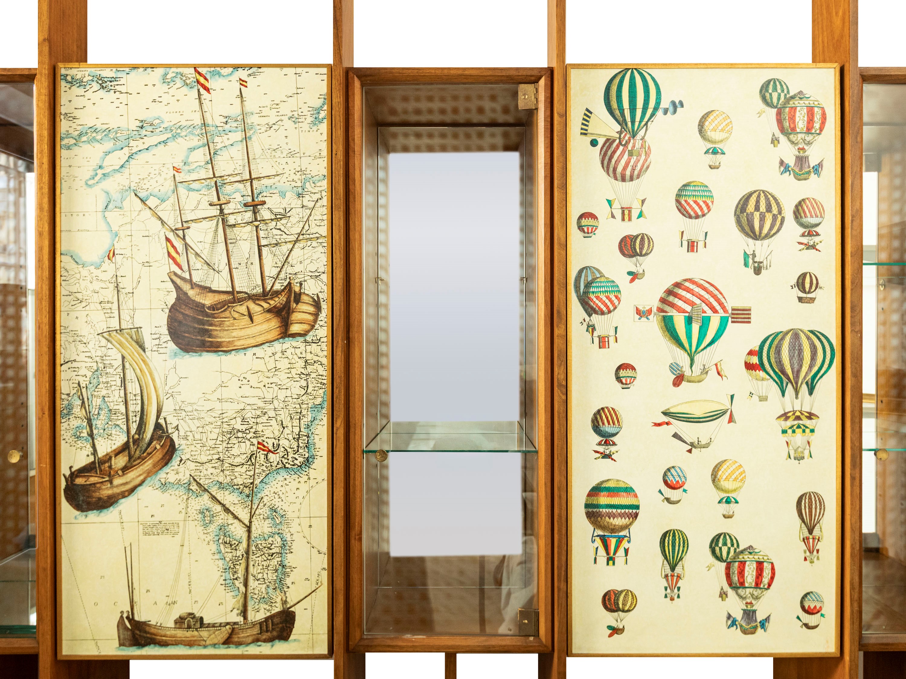 Piero Fornasetti e Carlo Alberto Bordogna - Fornasetti e Carlo Alberto Bordogna, Libreria modular...