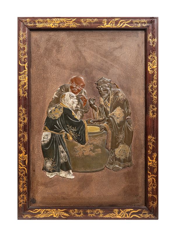 A METAL AND LACQUER PANEL