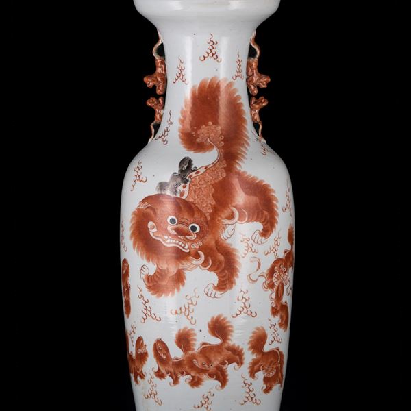 A LARGE VASE