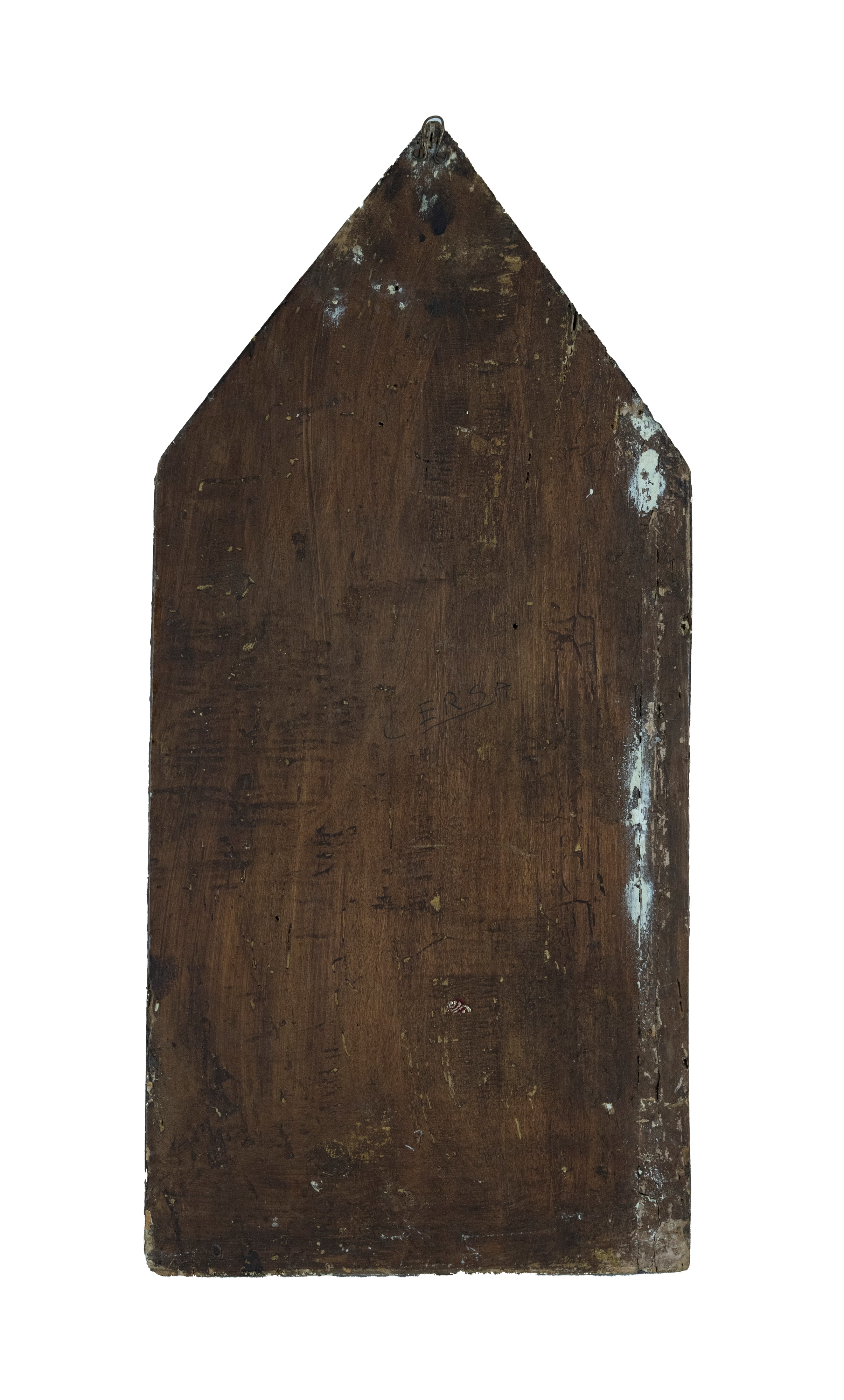 Dipinto a cuspide, Annunciazione, olio su tavola