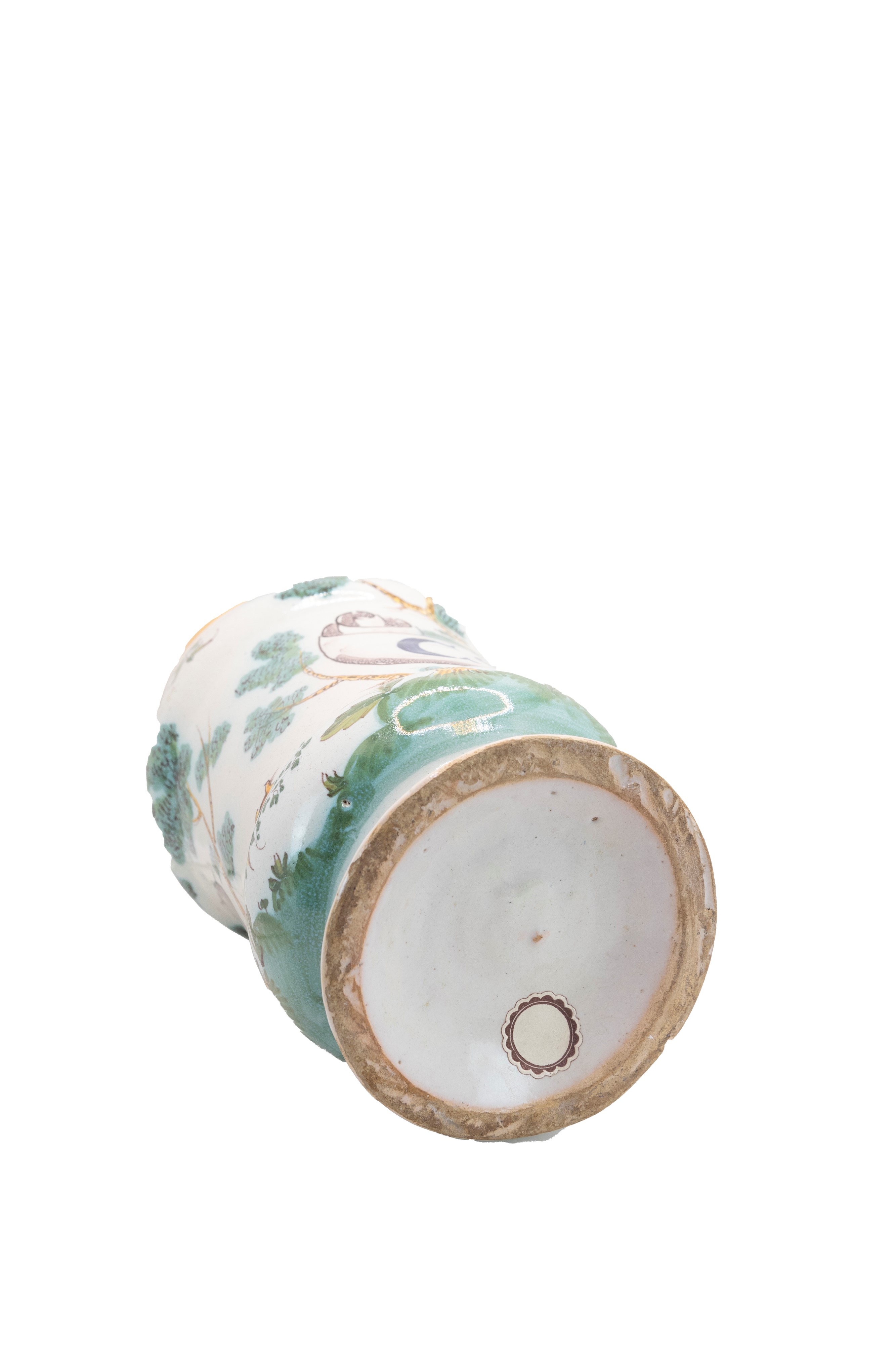 °ALBARELLO IN MAIOLICA POLICROMA, FABBRICA FERNIANI