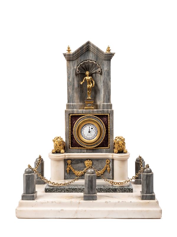 RARISSIMO OROLOGIO A FORMA DI TEMPIO
