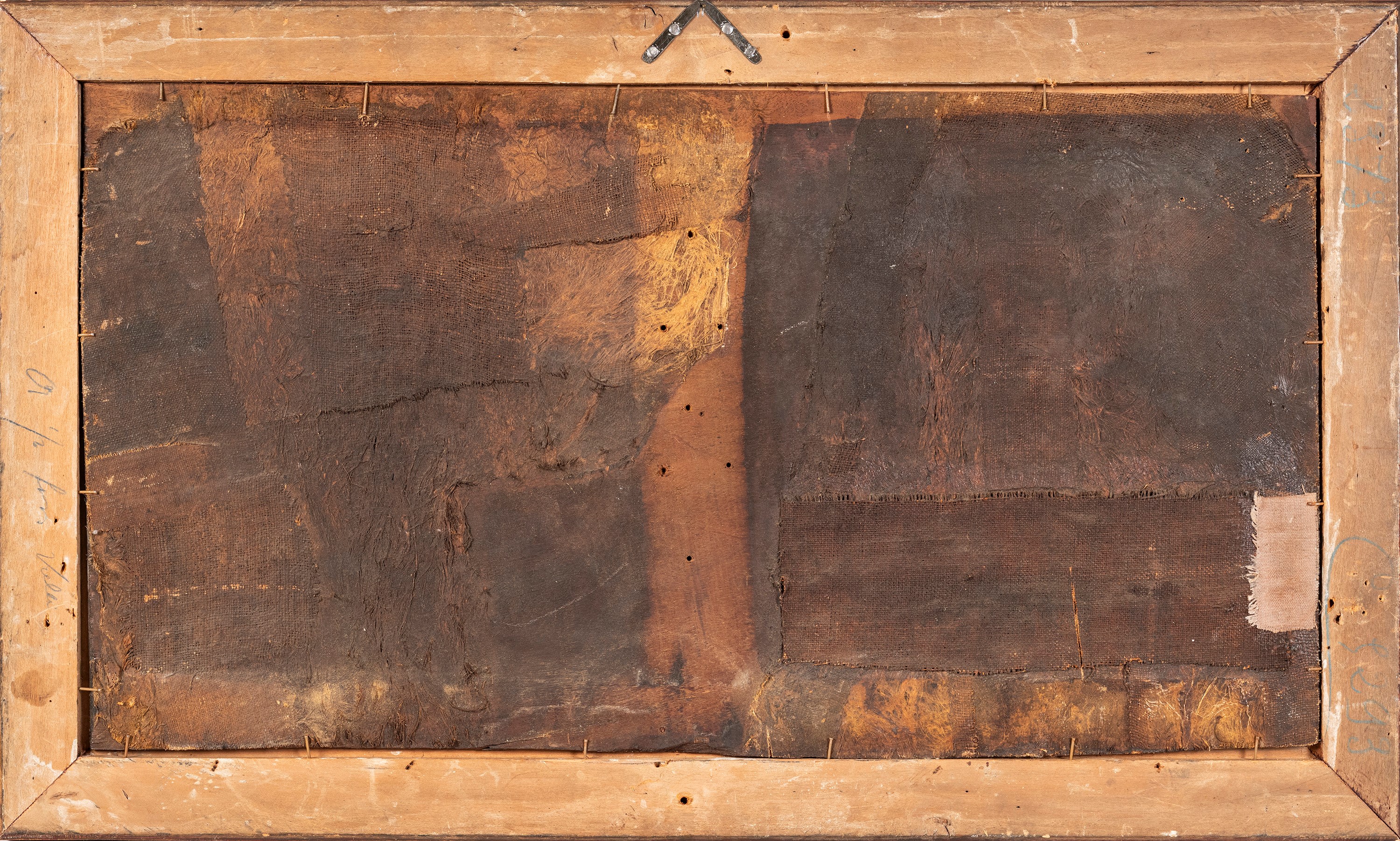 Scuola fiamminga (inizio XVIII secolo), Tempesta, olio su tavola