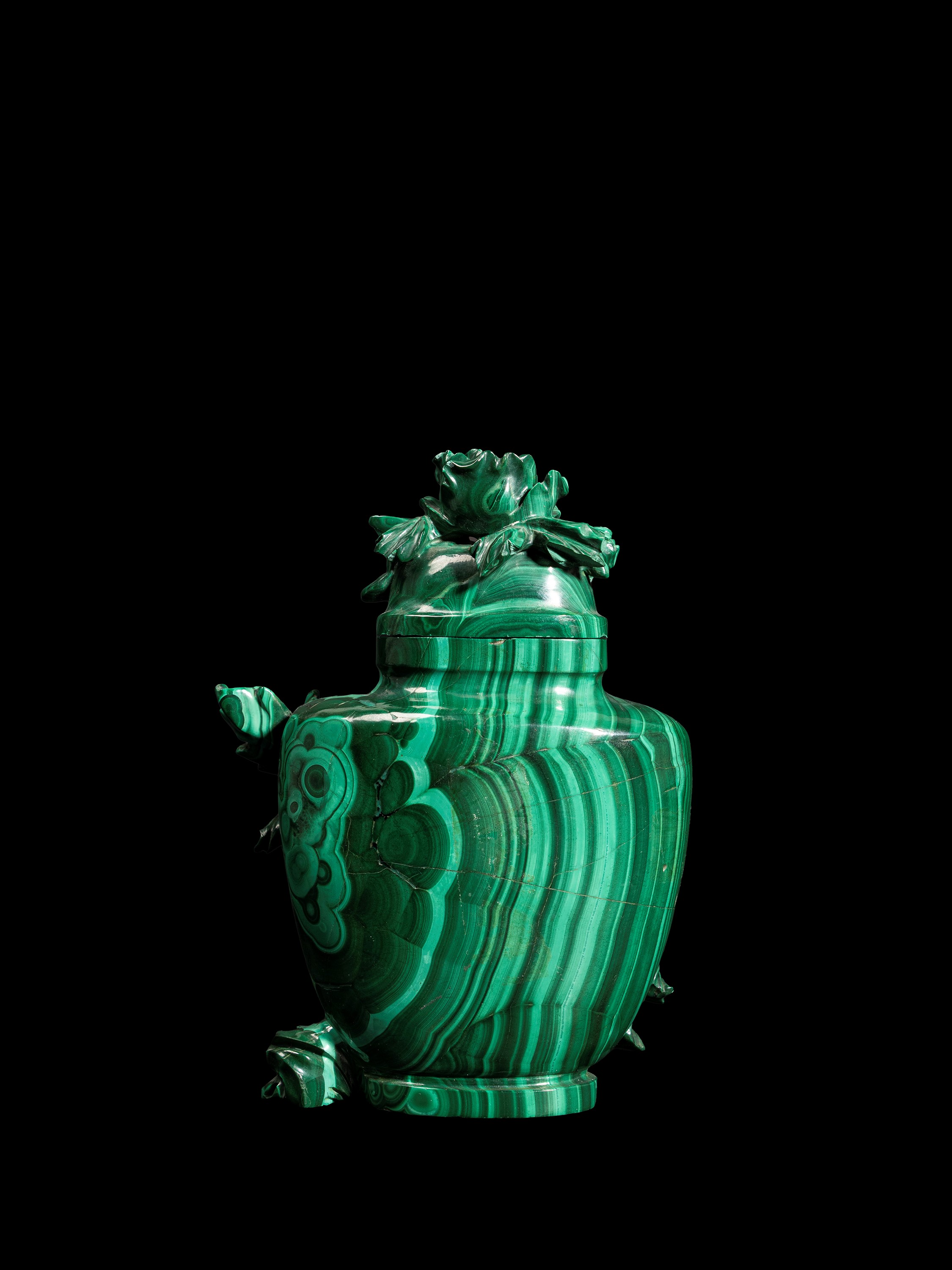 VASO IN MALACHITE